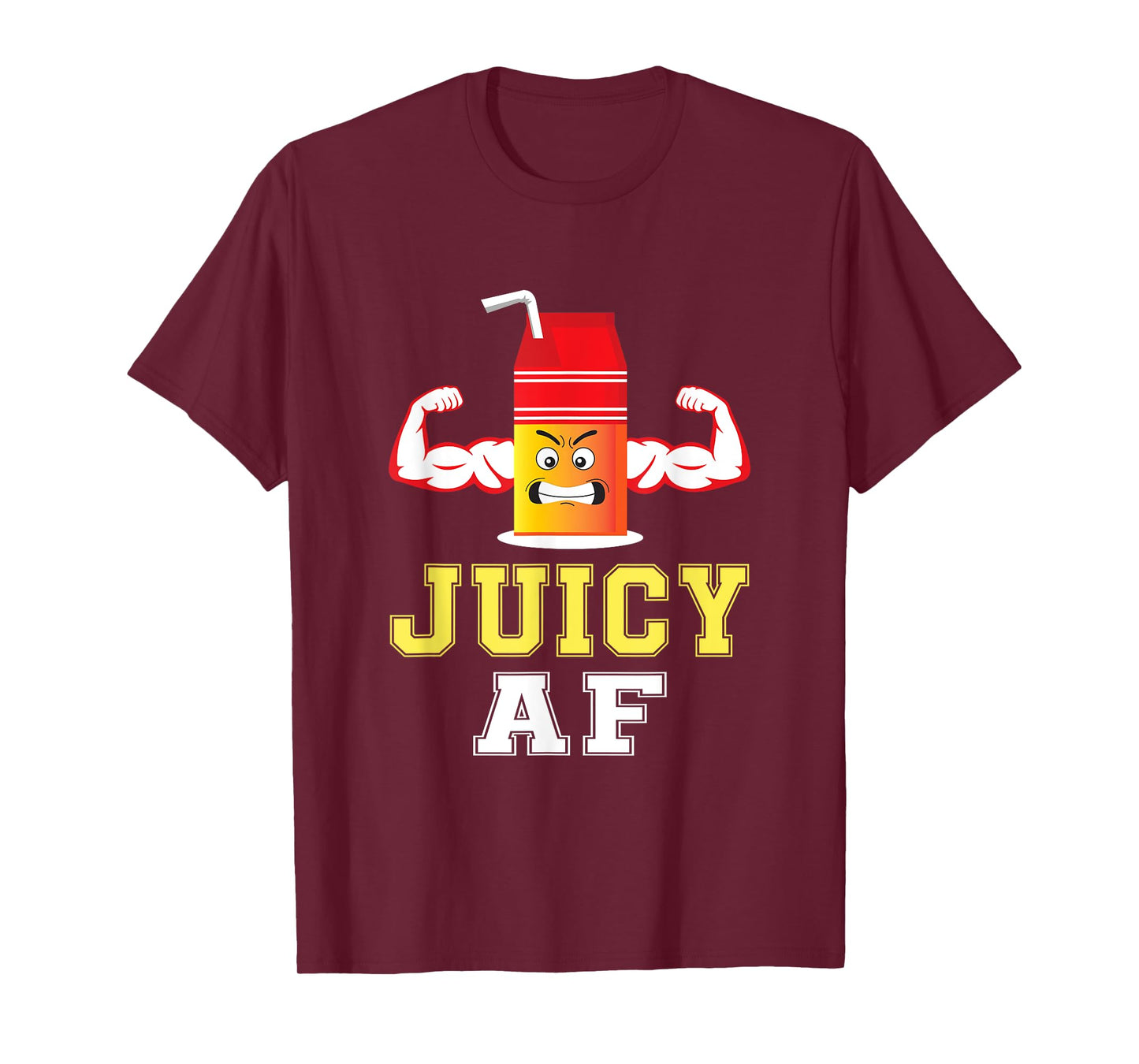 Juicy AF Juice Box Gym Fitness Shirt T-Shirt