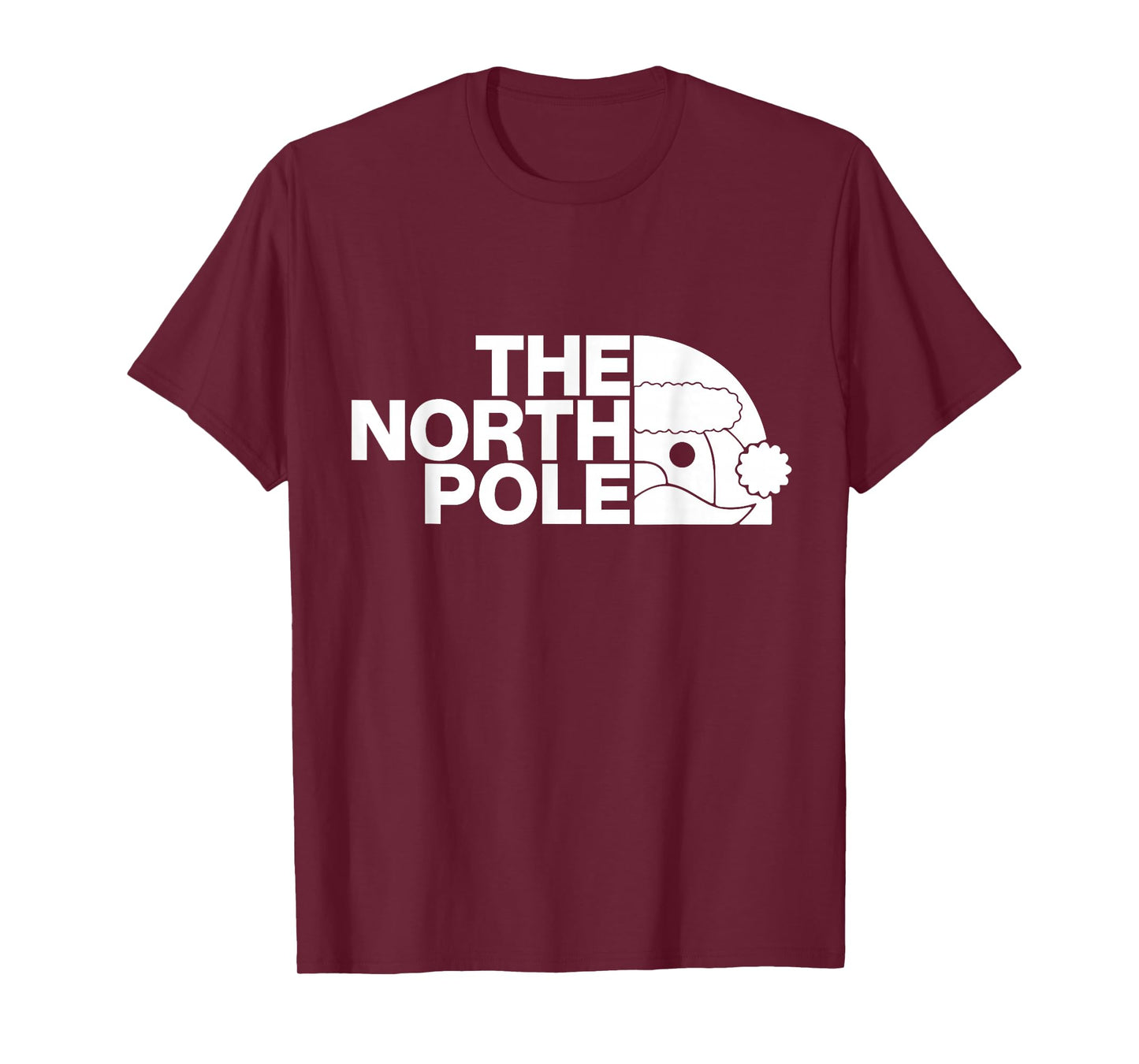 The North Pole Funny Christmas T-Shirt