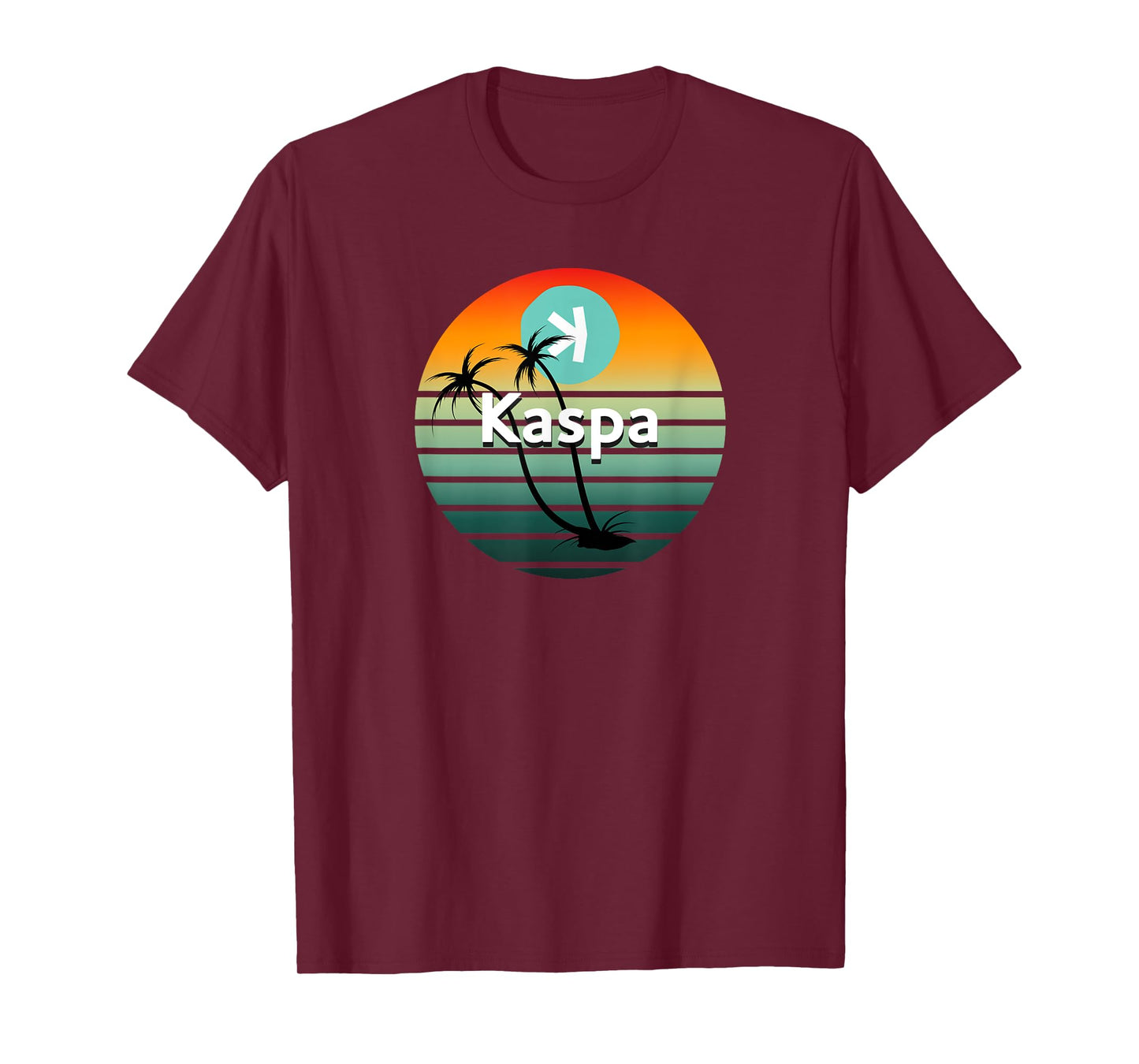 Kaspa CryptoRetro Sunset T-Shirt