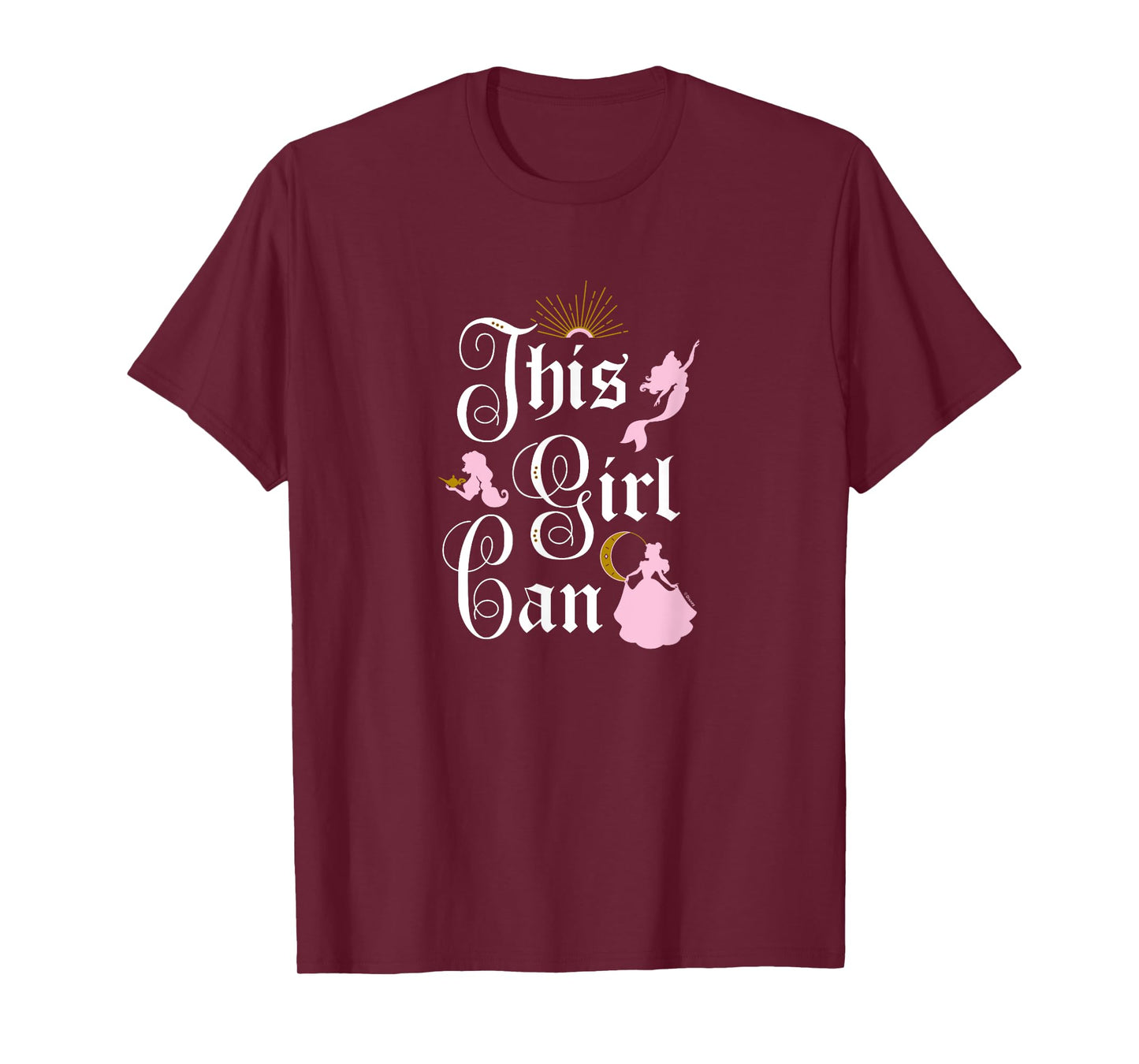 Disney Princess - This Girl Can T-Shirt