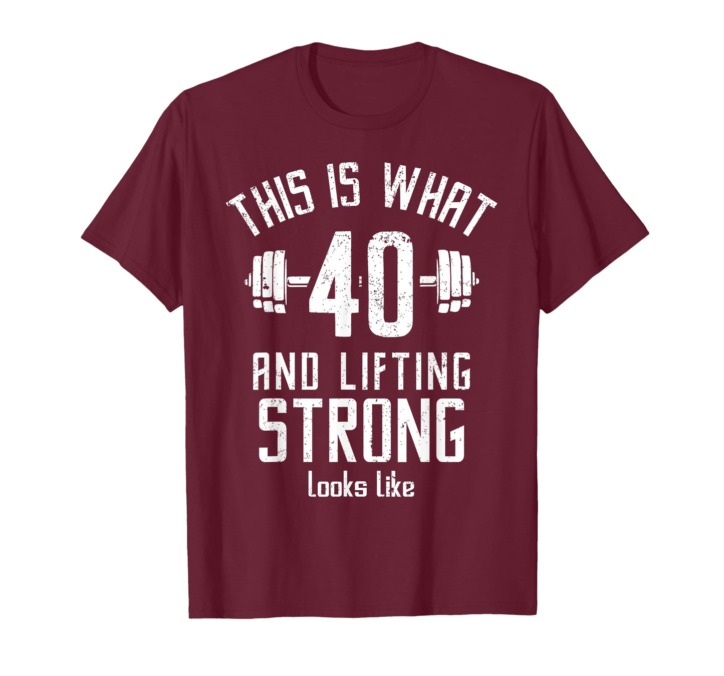 Funny Weightlifter 40s Birthday 40 Years Old, Lifting Gym T-Shirt