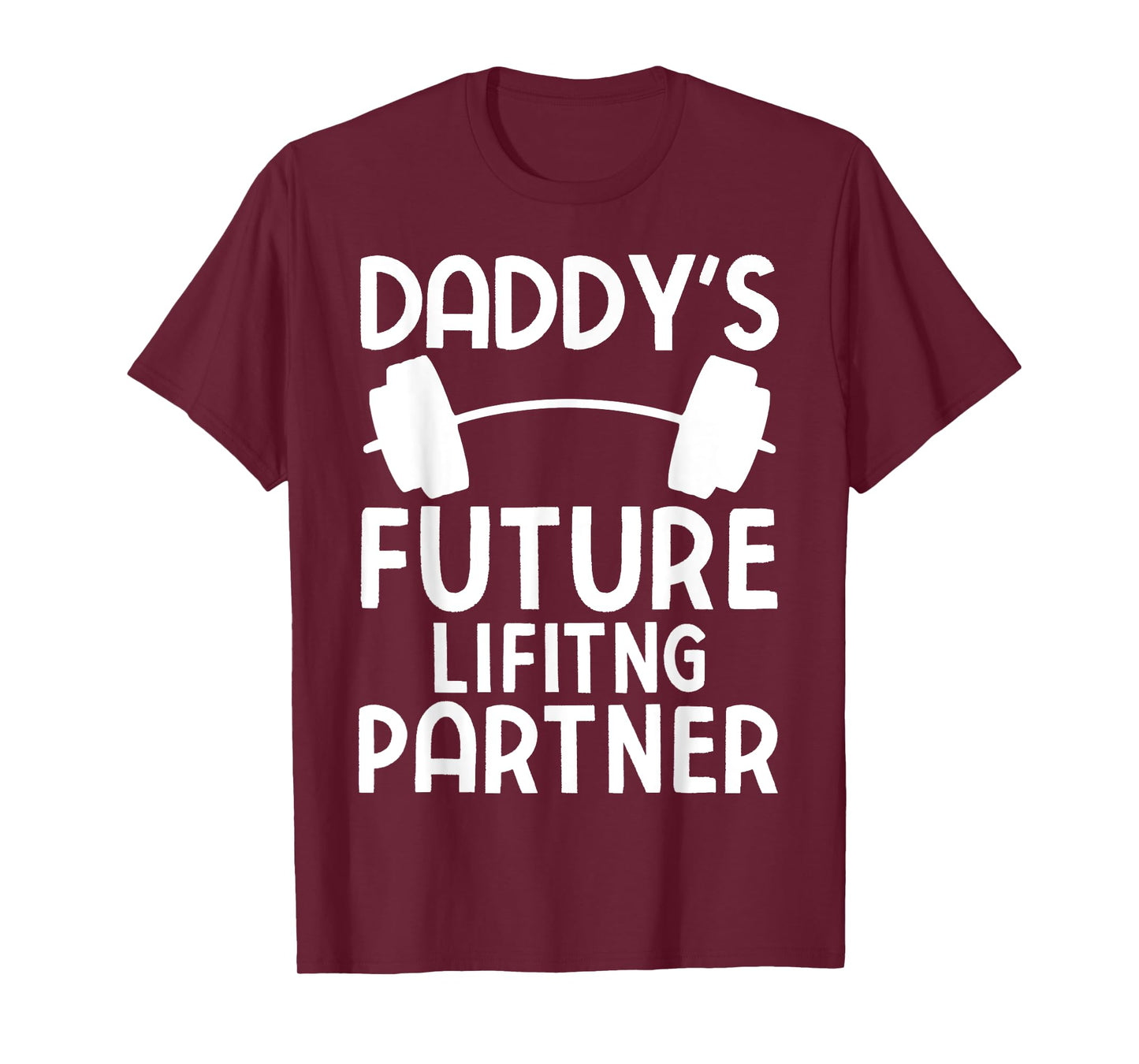 Daddy's Future Lifting Partner Funny Bodybuilding Kids T-Shirt