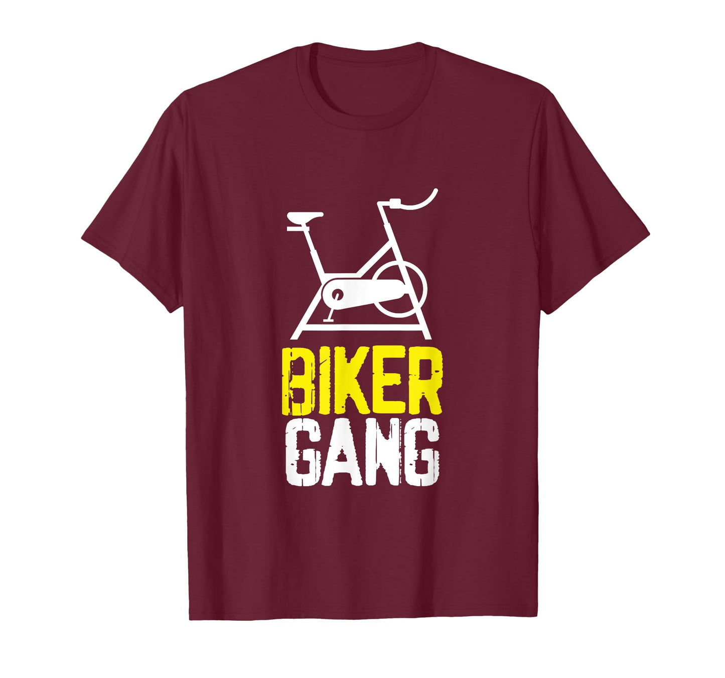 Biker Gang Funny Spin Saying Gym Workout Spinning T-Shirt