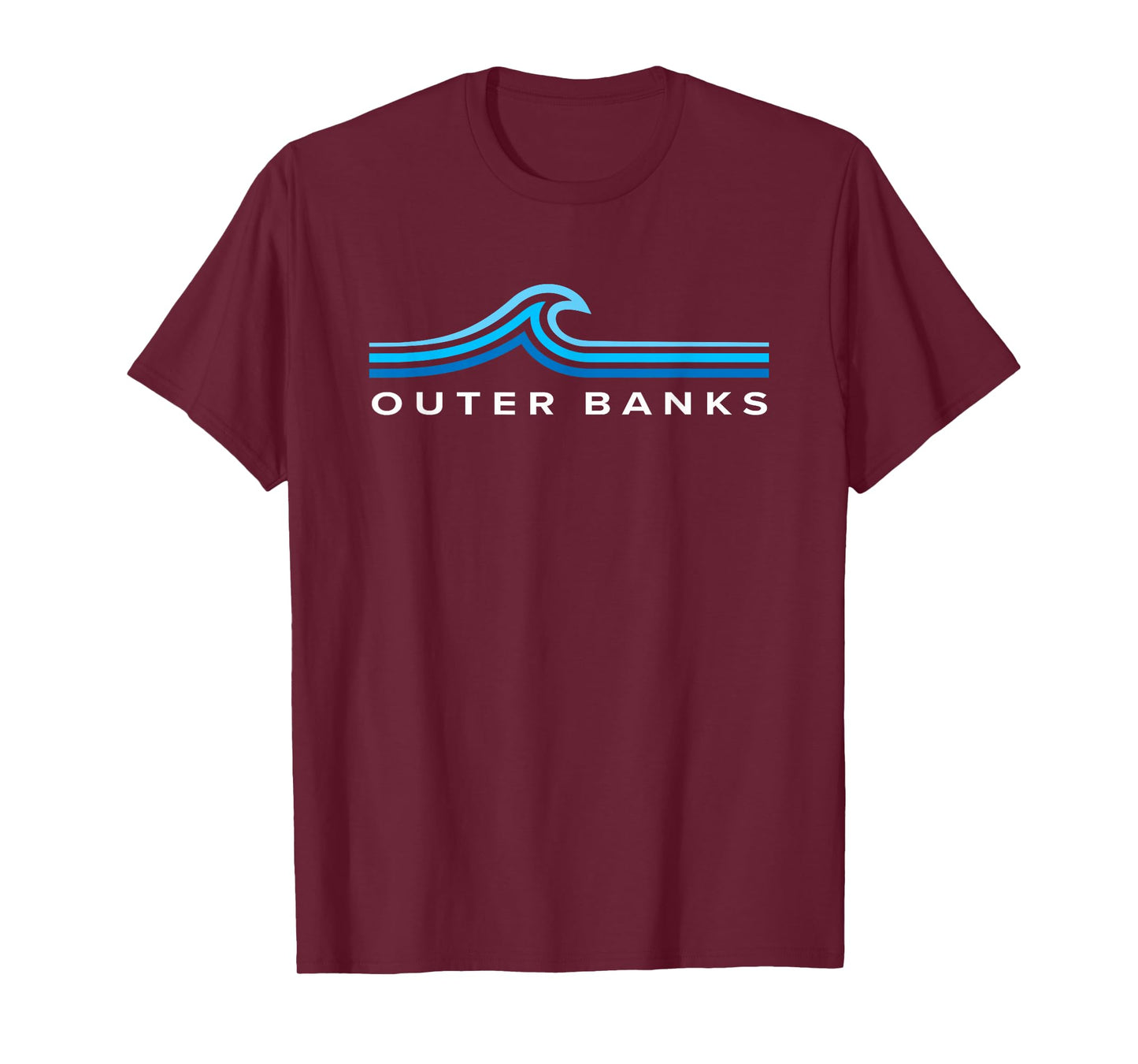 Outer Banks NC Waves Vintage Mens Womens Girls Boys Souvenir T-Shirt