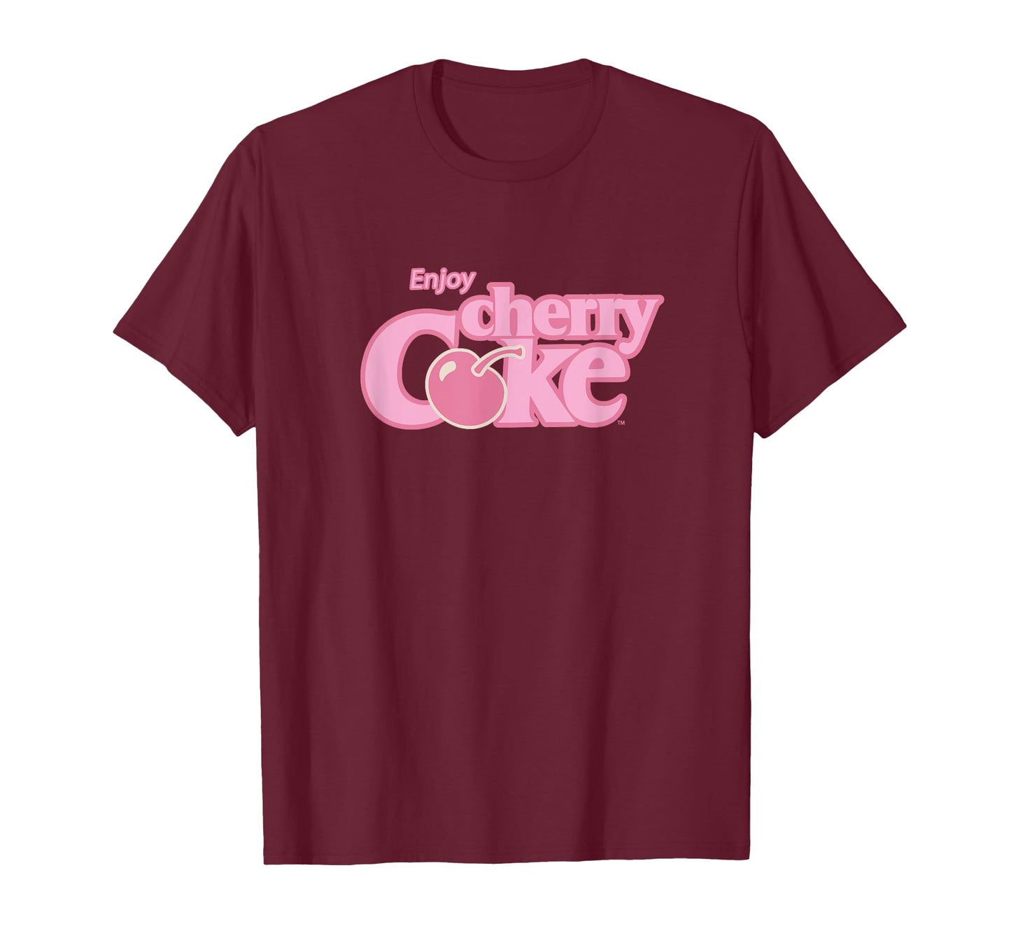 Coca-Cola Very Cherry Pink Outrageous Front & Back T-Shirt