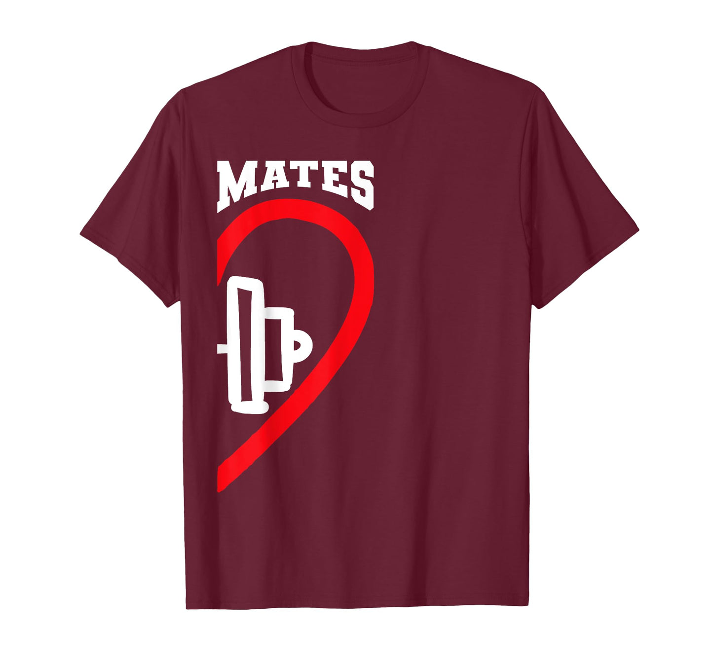 Swole Mates Cute Workout Matching Couples Valentine Day Gym T-Shirt