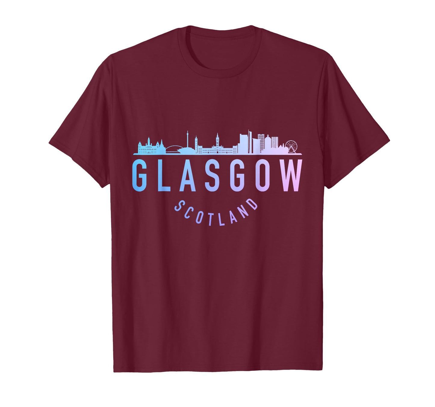 Glasgow Scotland Skyline Pride Souvenir T-Shirt