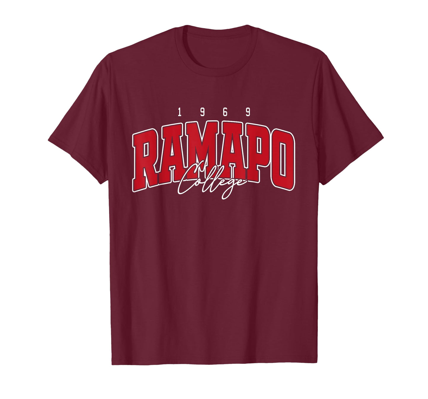 Ramapo Arch Vintage Retro Athletic Sports Tee Men Women T-Shirt