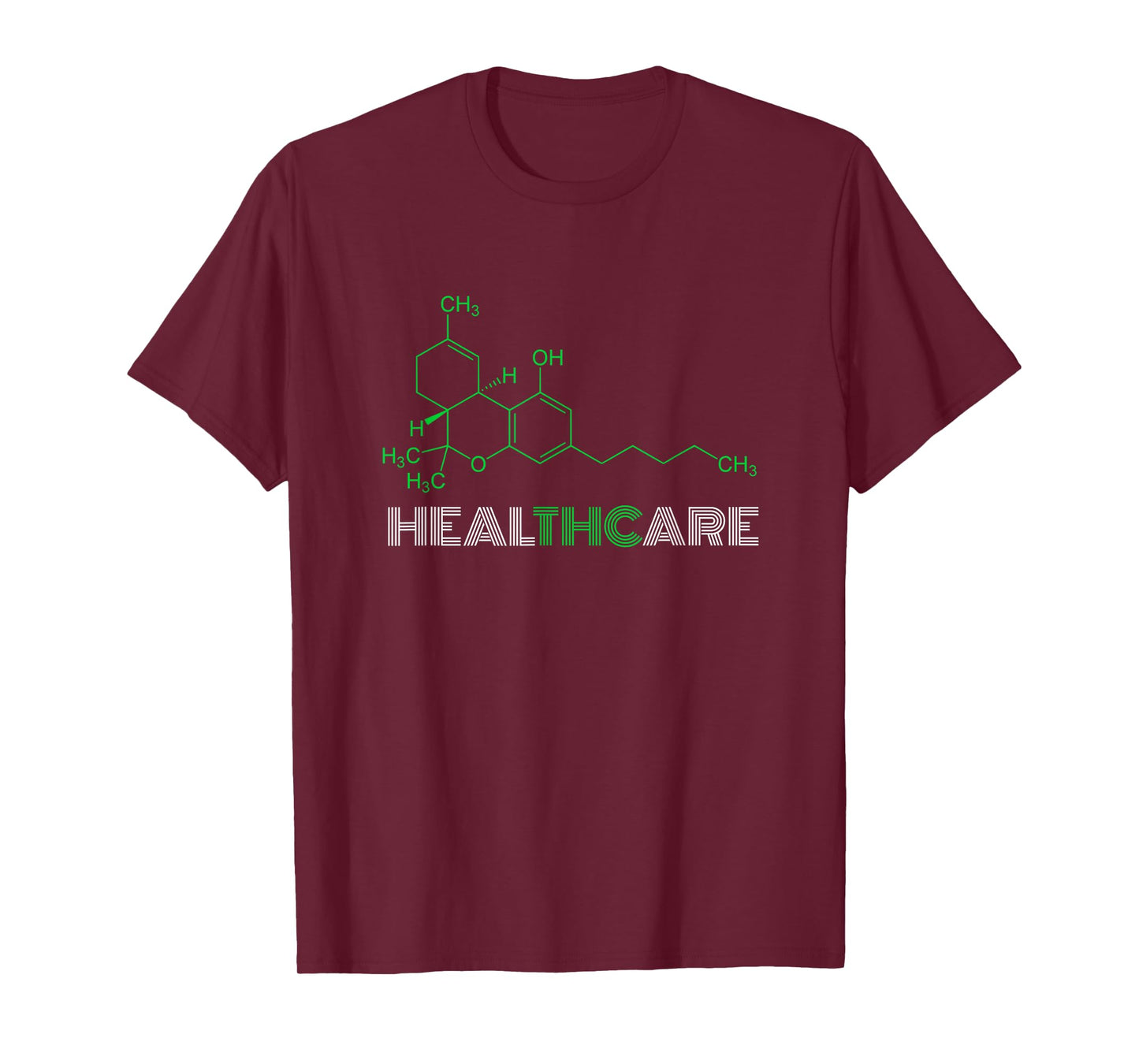 THC Healthcare Shirt THC Molecule Weed Cannabis Tea T-Shirt