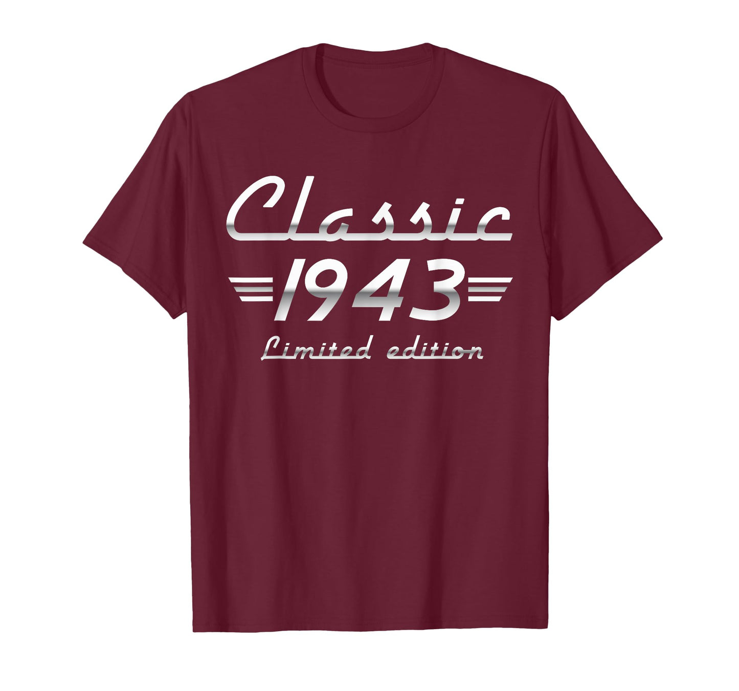 82 Year Old Gifts Classic 1943 Limited Edition 82nd Birthday T-Shirt