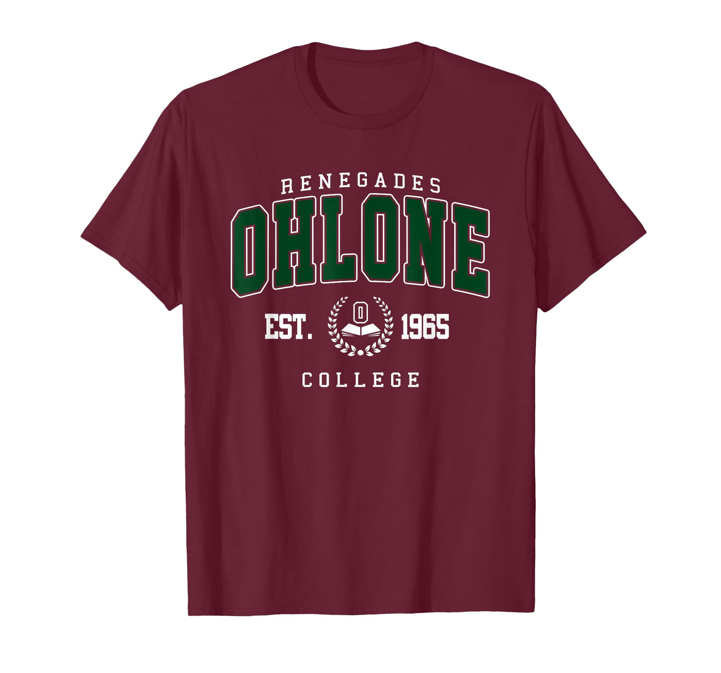 Ohlone Vintage University Arch Tee for Men & Women T-Shirt
