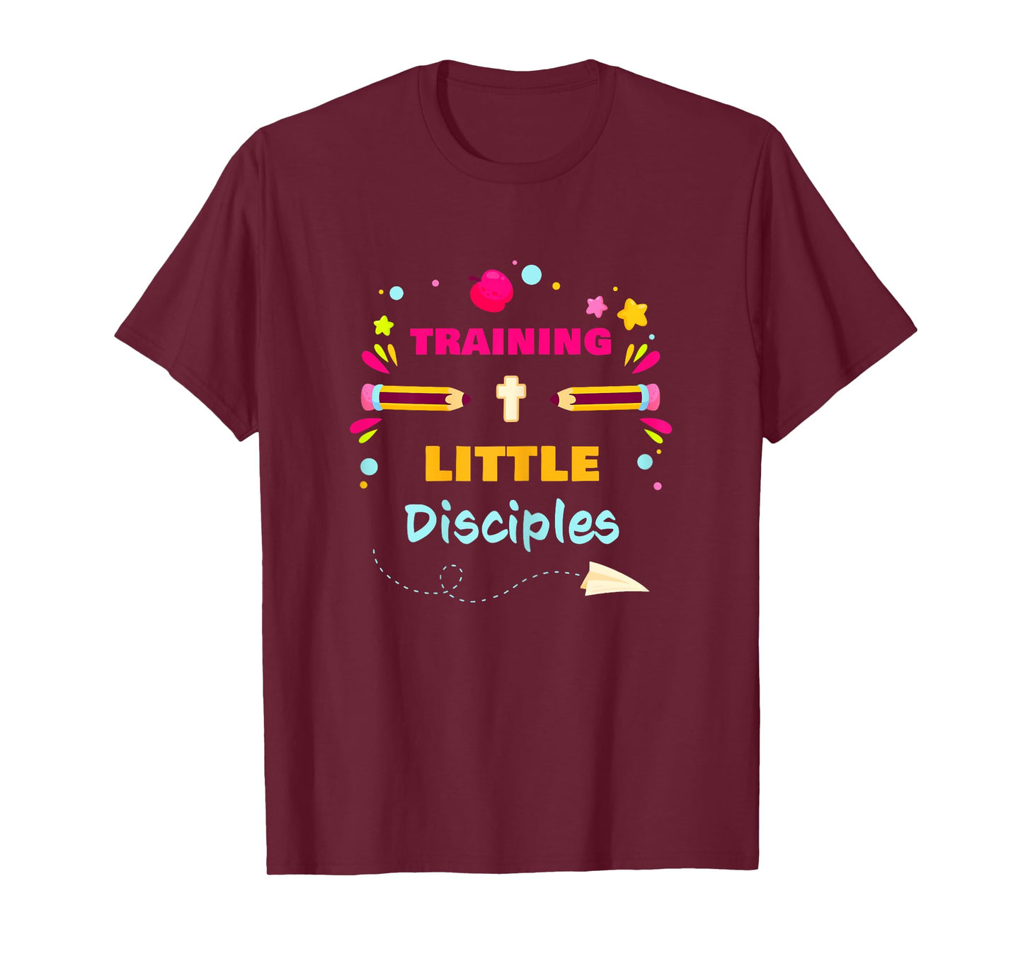 Sunday School Christian Teacher – Training Little Disciples T-Shirt for Women