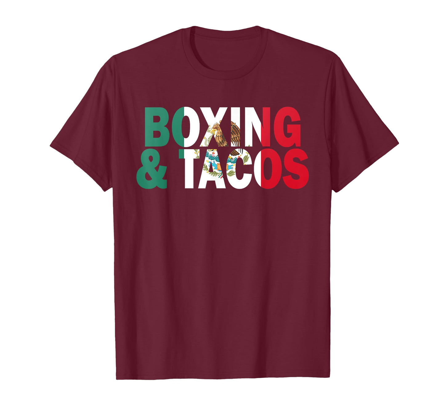 Boxing and Tacos Funny Mexico T-shirt