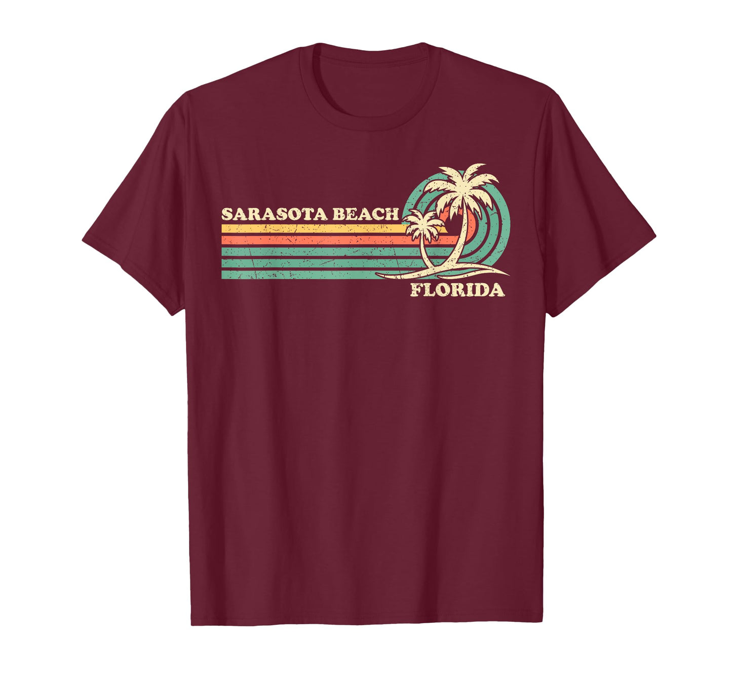 Sarasota Beach Florida Summer Vintage Family Vacation T-Shirt