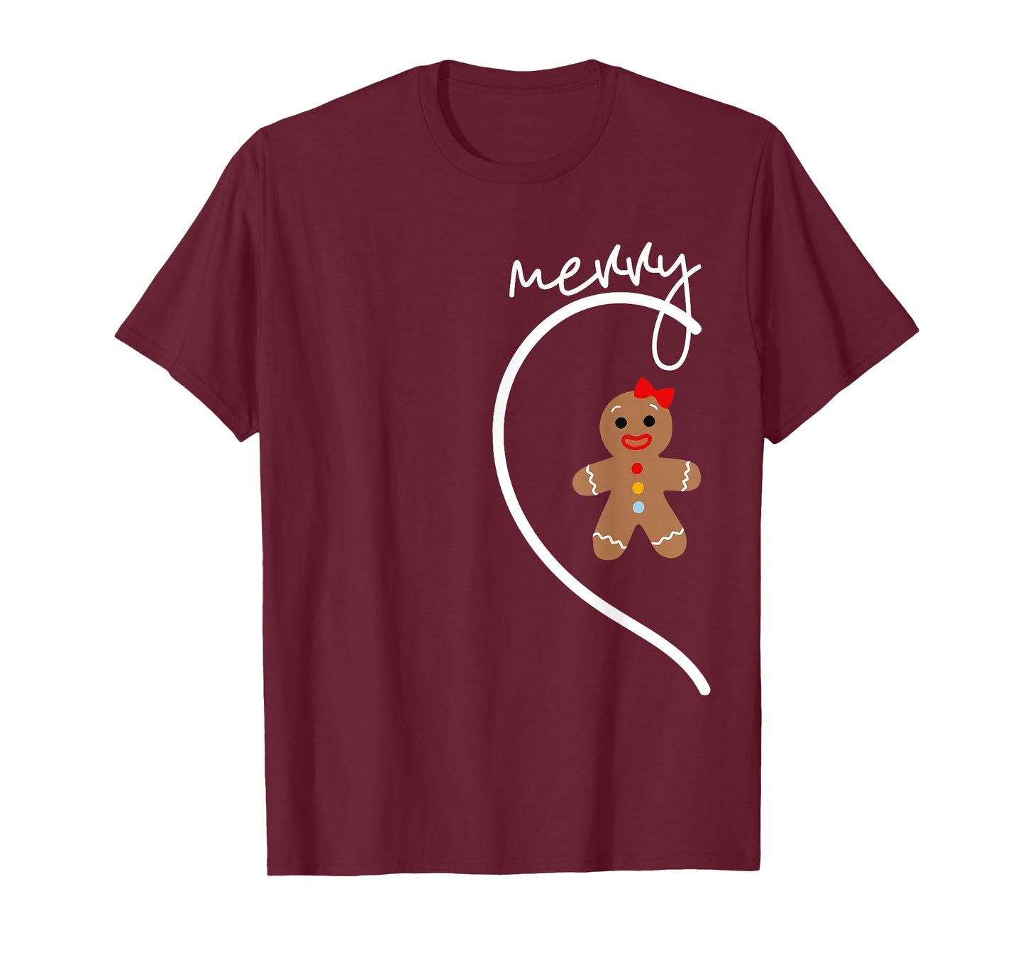 Merry Christmas Gingerbread Xmas Pajamas Holiday Couples T-Shirt