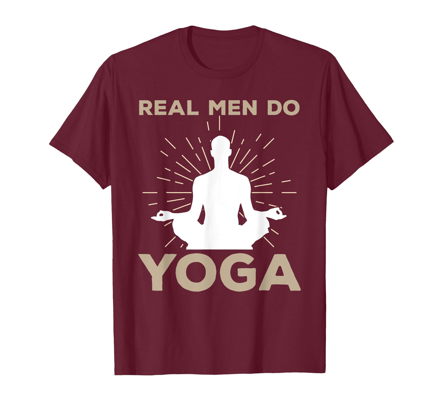 Funny Yoga Design For Men Boys Yoga Pose Meditation Lovers T-Shirt
