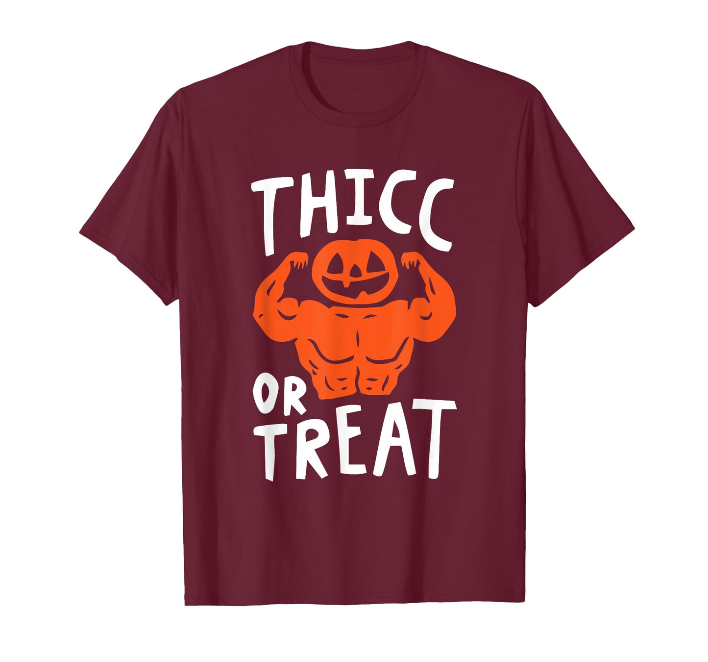 Trick Or Treat Pun Lazy Halloween Costume Workout Gym Lover T-Shirt