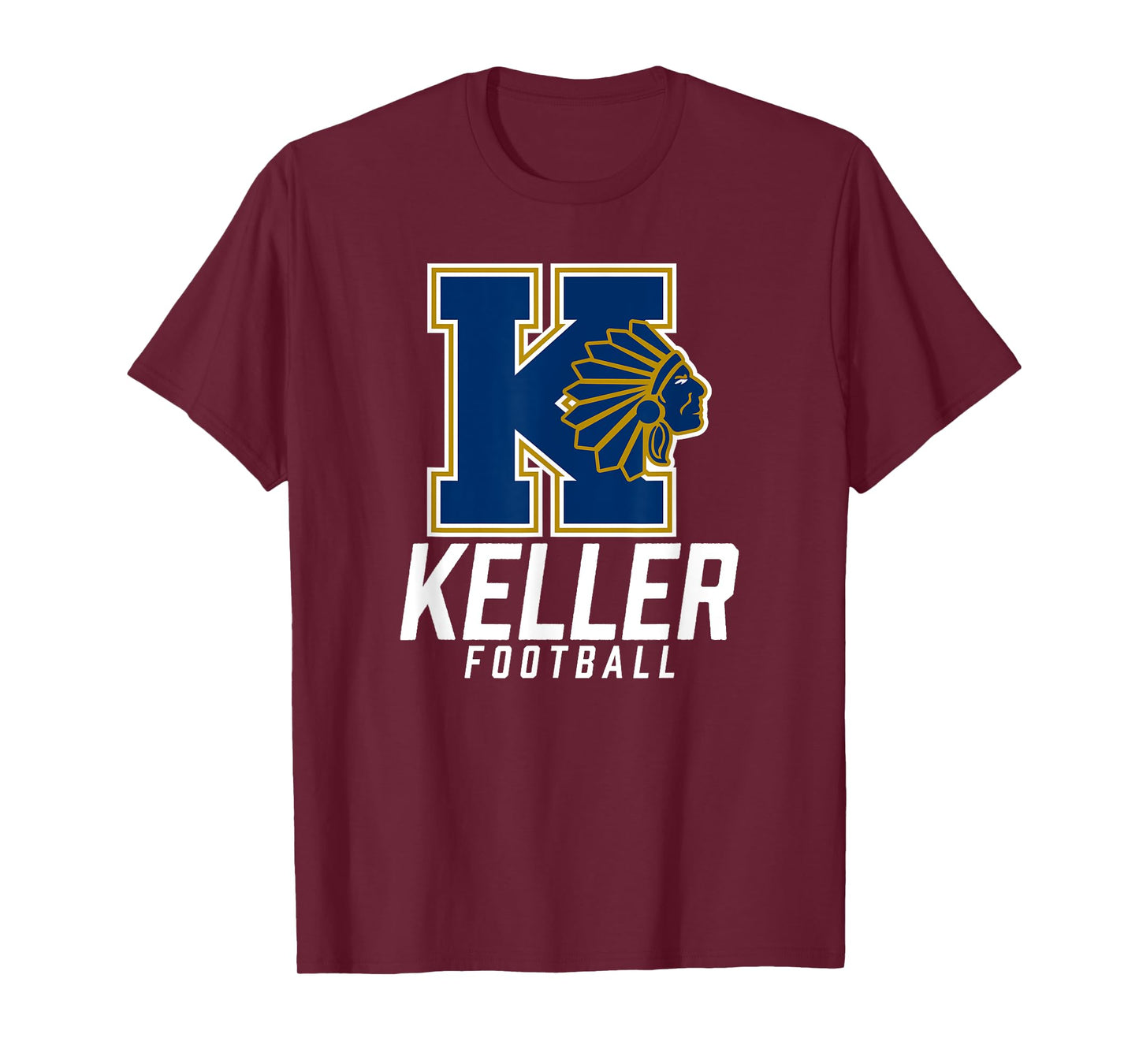 Keller Indians Logo Football Team HS T-Shirt
