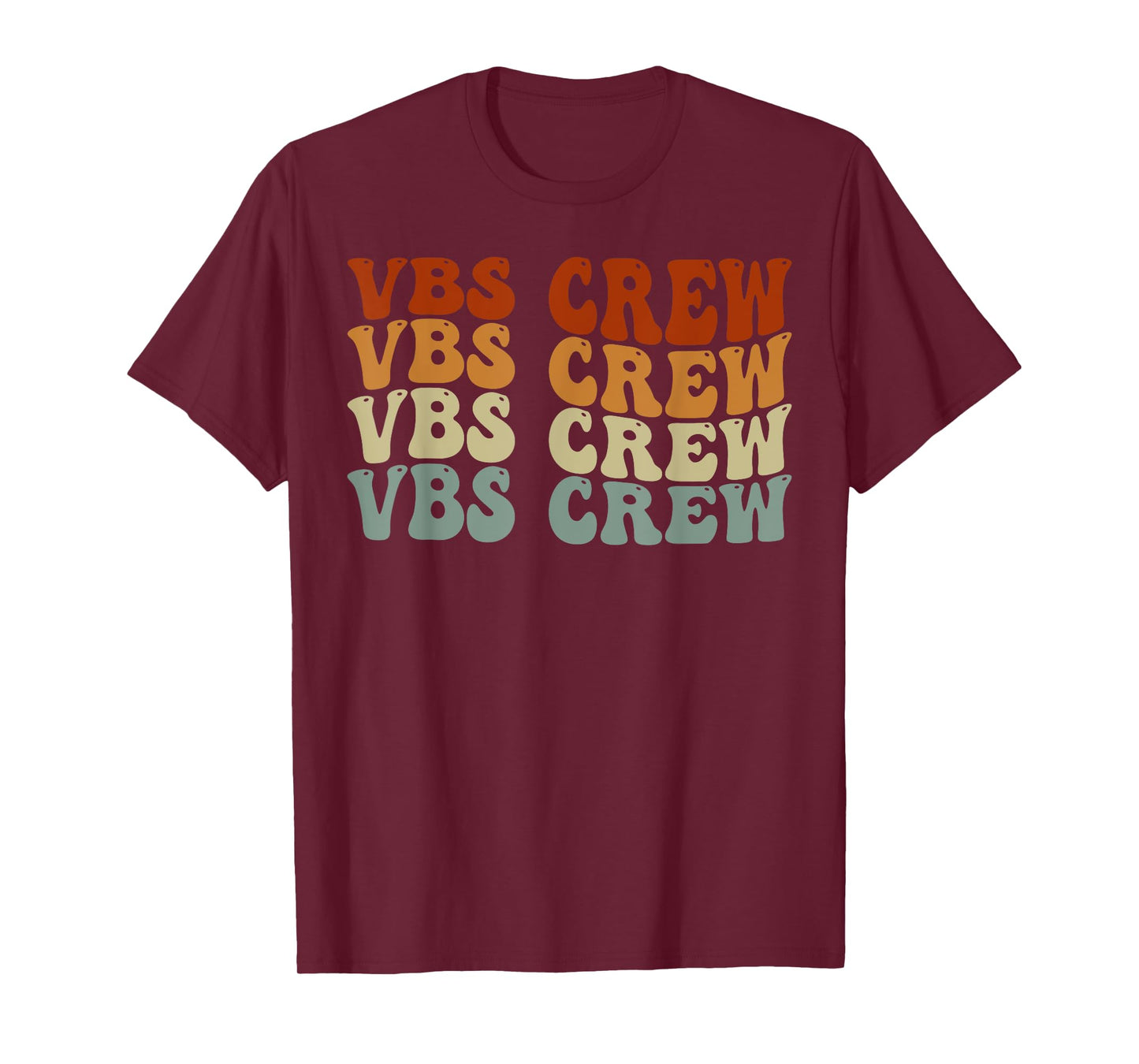 VBS Crew Vacation Bible VBS Teacher Vintage Christian School T-Shirt