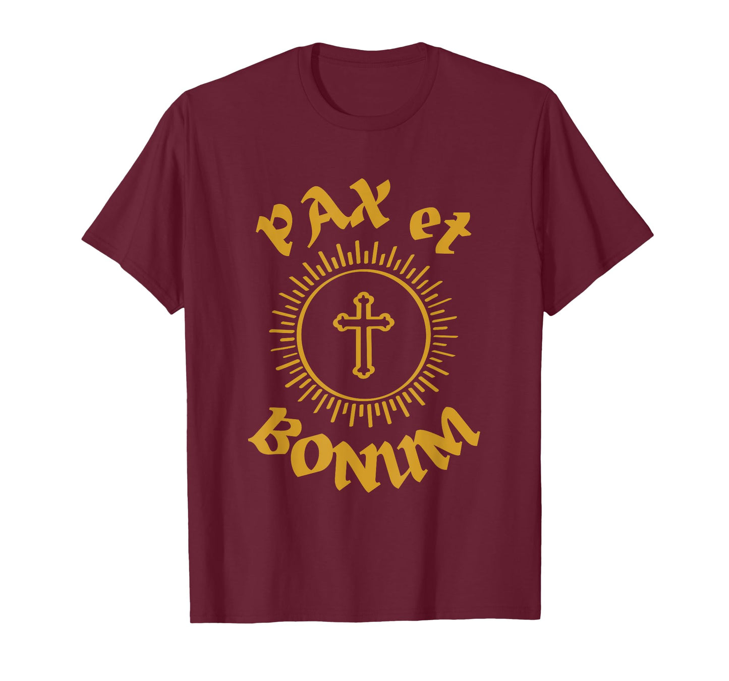 Pax et Bonum. Saint Francis Christian message gift T-Shirt