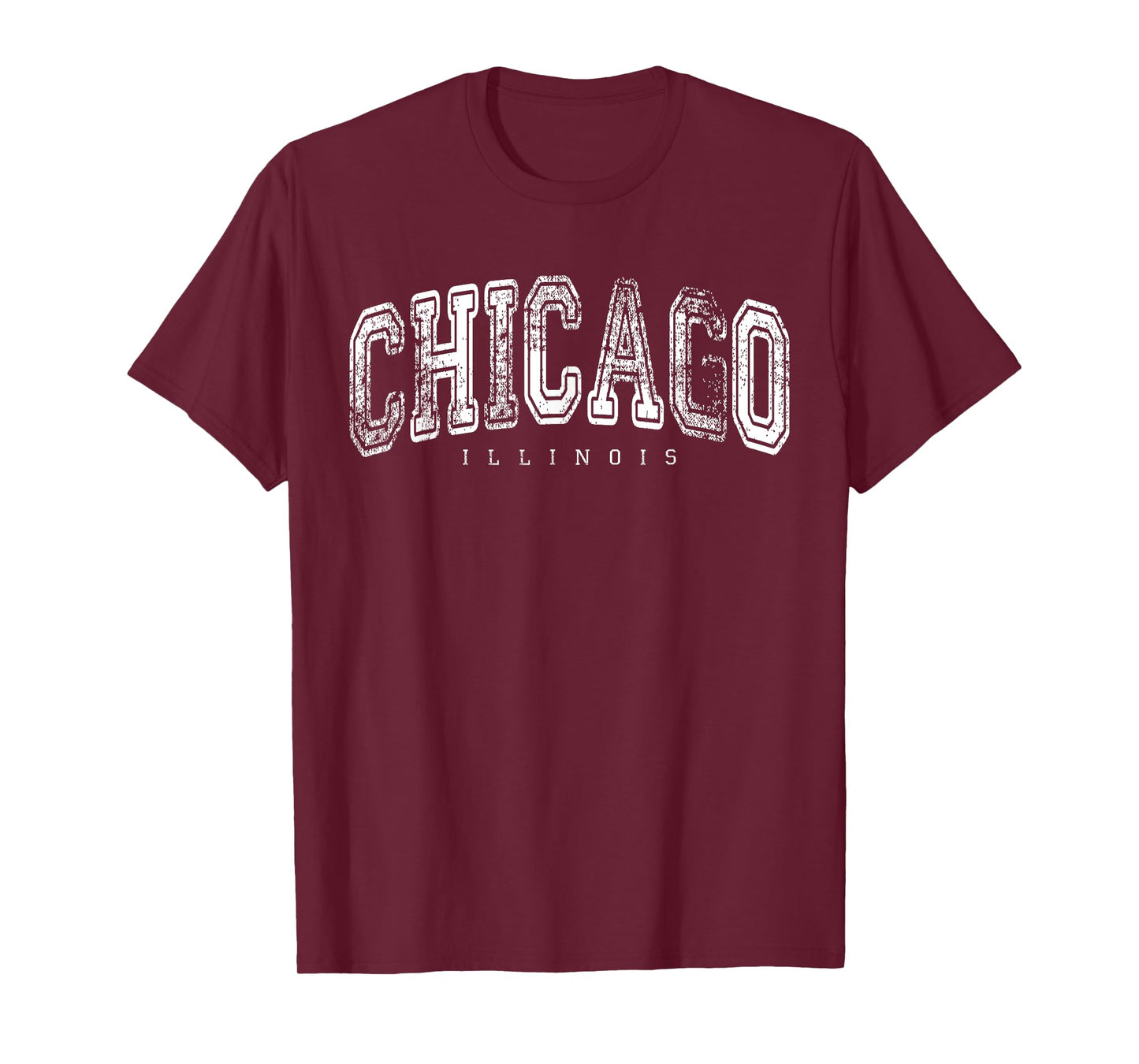 Chicago Illinois Vintage Retro US City State Travel T-Shirt
