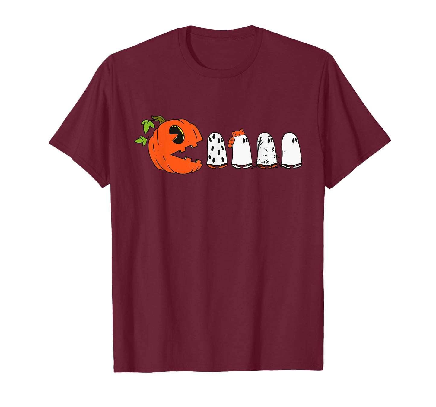 Halloween Pumpkin Funny Ghosts Boys Kids Women Men T-Shirt