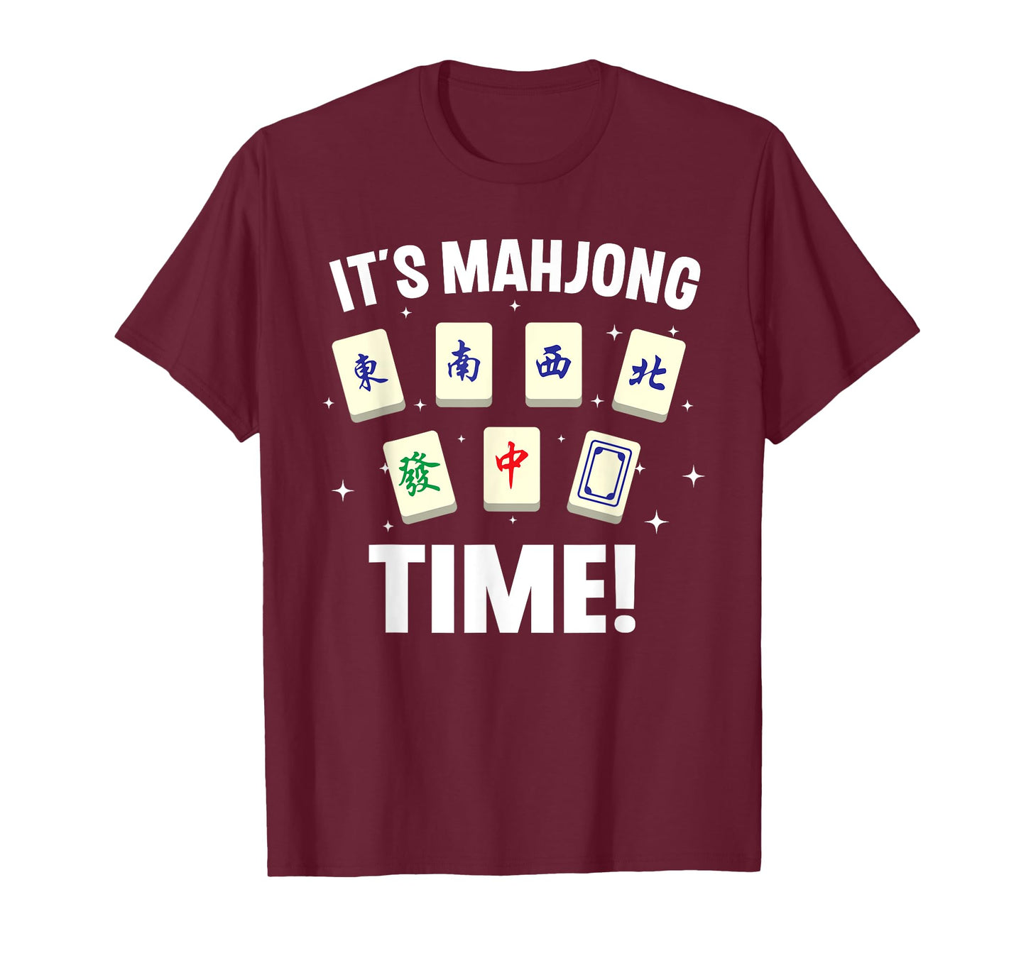 Funny Mahjong Design For Men Women Mahjong Game Player Lover T-Shirt