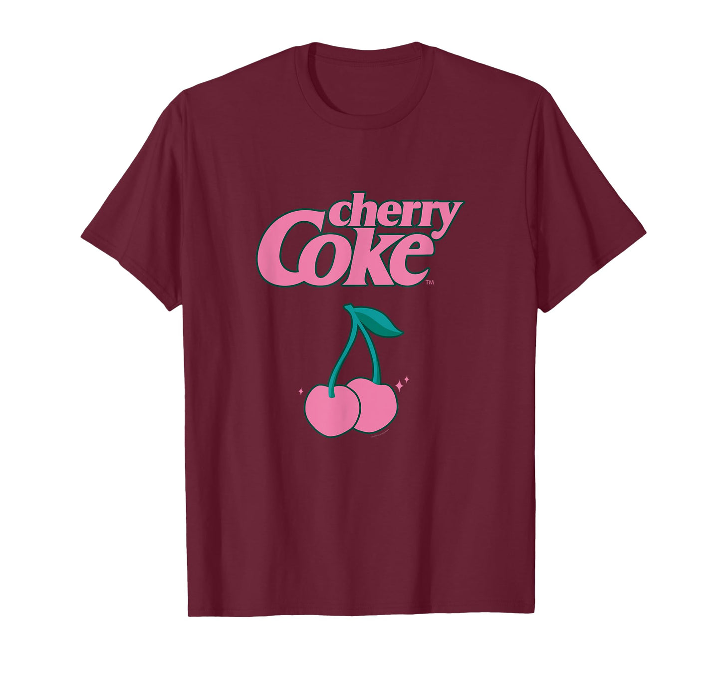 Coca-Cola Very Cherry Pink Cherry Coke Logo T-Shirt