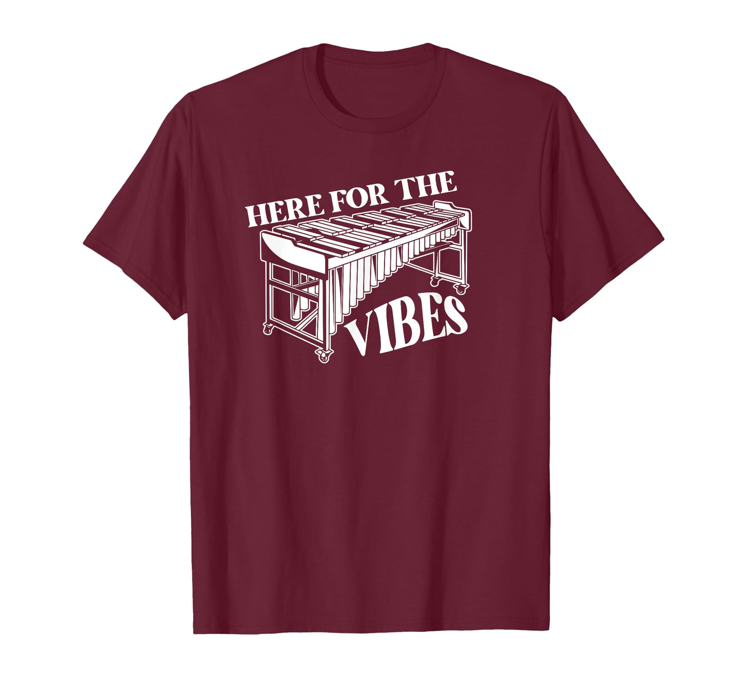Vintage Here for the Vibes Vibraphone Marching Band Pit T-Shirt