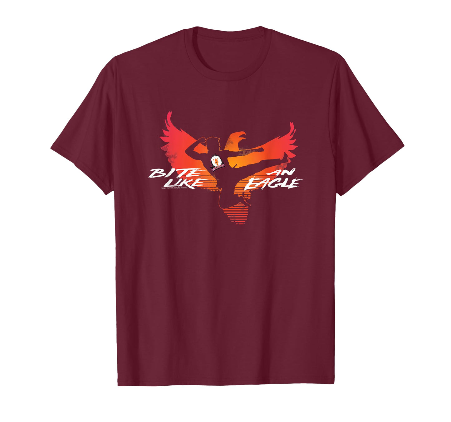 Cobra Kai Bite Like an Eagle Jump Kick T-Shirt
