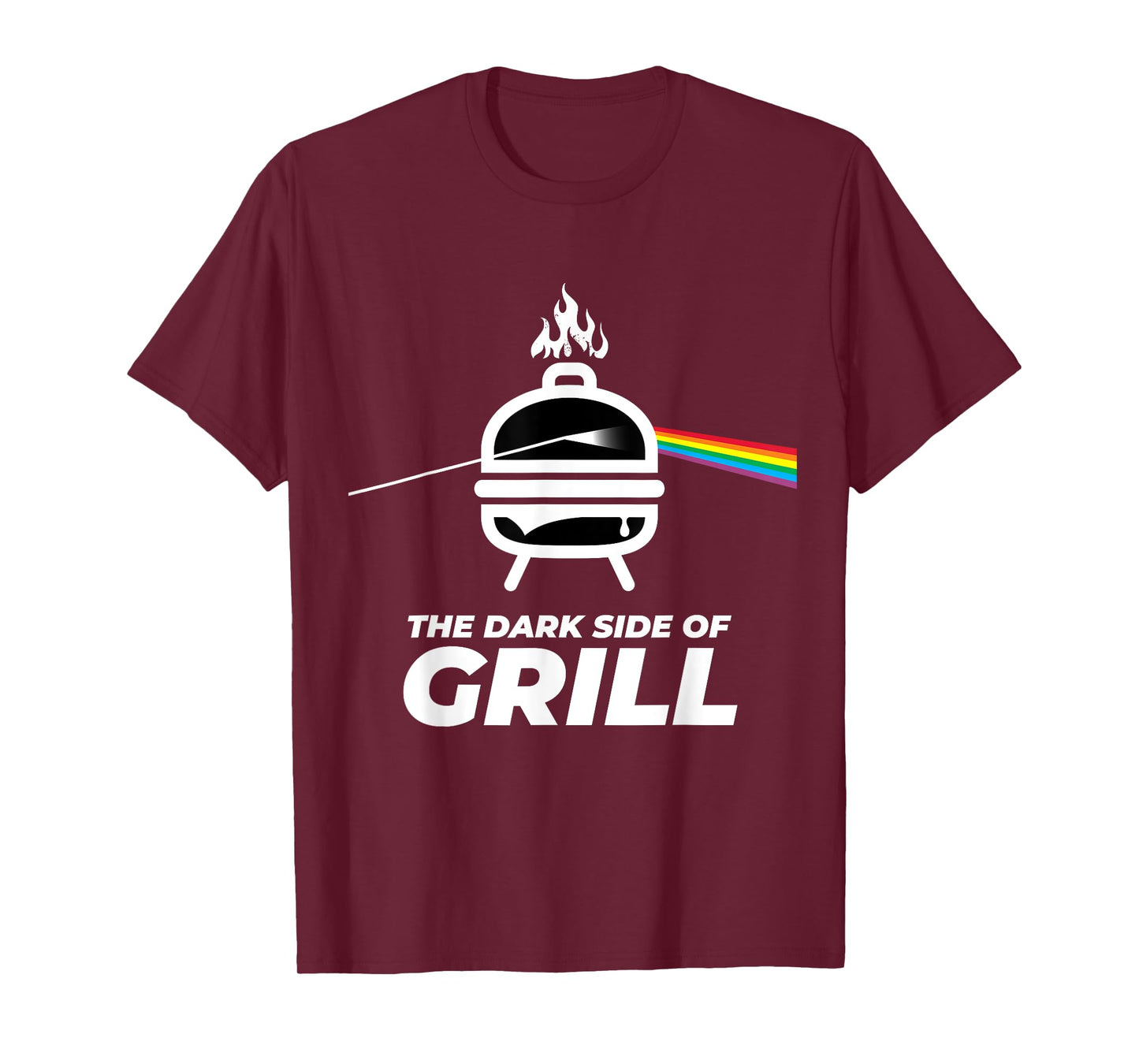 Men's Women's Kids the Dark Side of Grill BBQ Graphic Design T-Shirt
