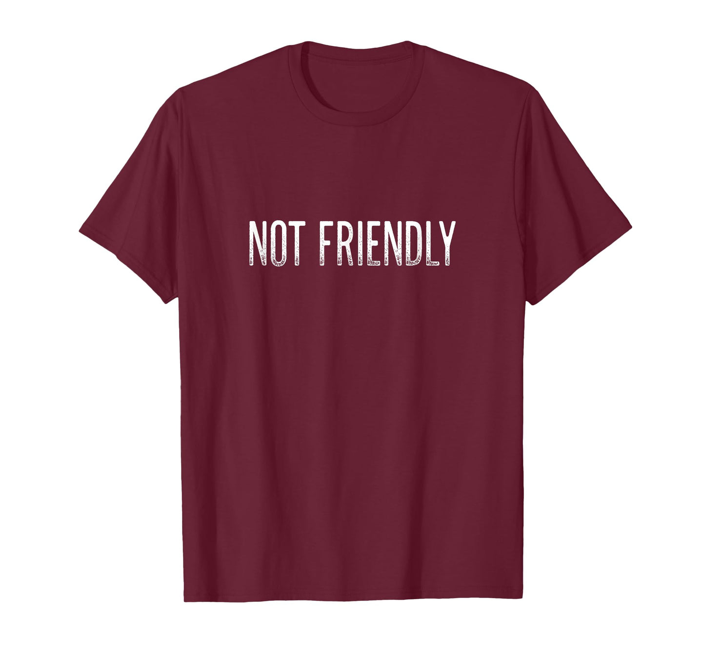 Not Friendly - Vintage Style - T-Shirt