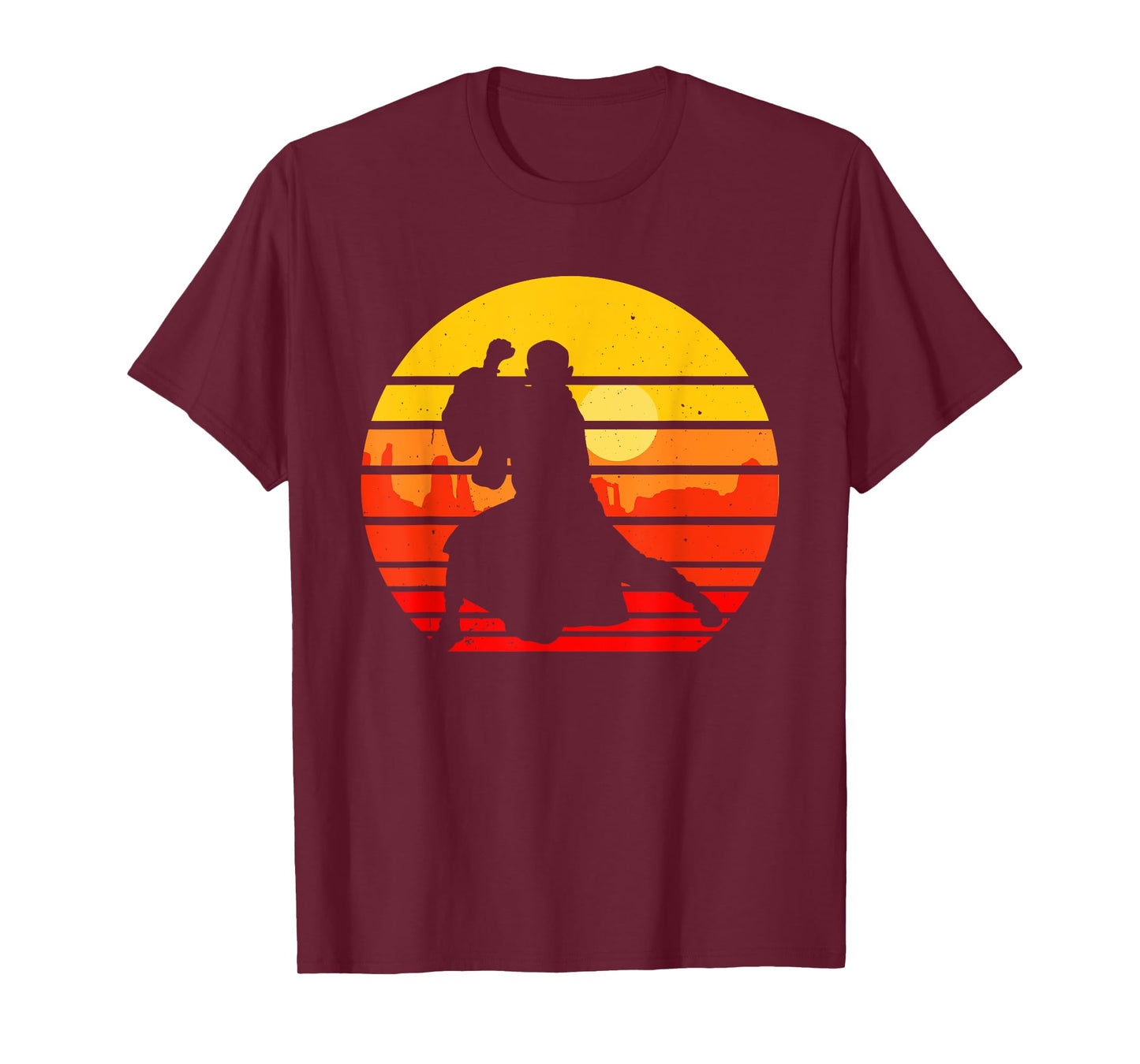 Vintage Shaolin Monk Wu-Yi Kung Fu Retro Martial Arts T-Shirt