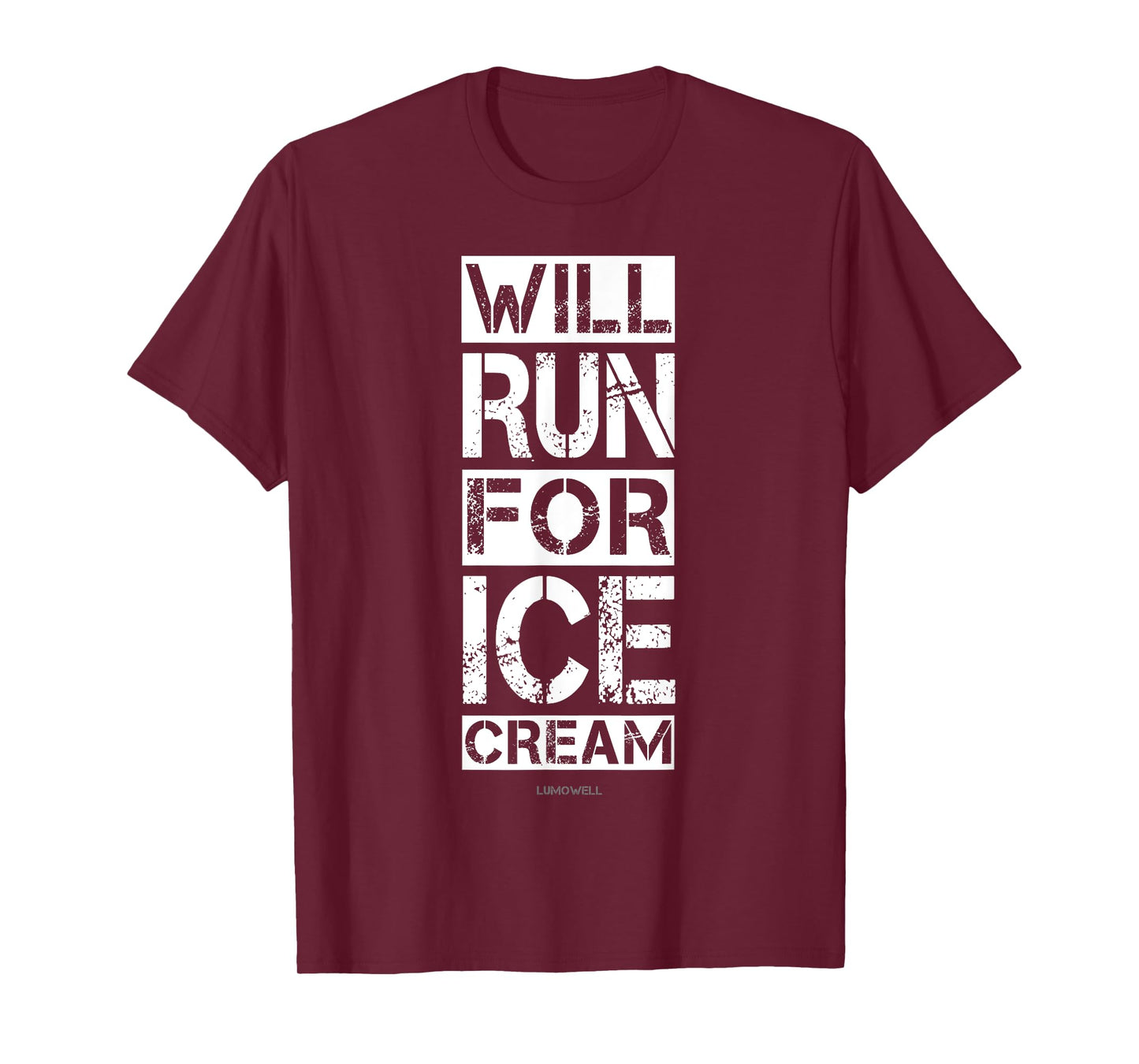 Funny Will Run For Ice Cream Running Shirt - Runner Shirts Men Women Girls Kids T-Shirt