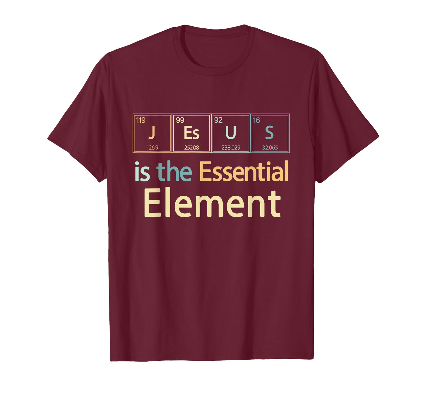 Jesus Essential Element Vintage Believer Faith Christians T-Shirt
