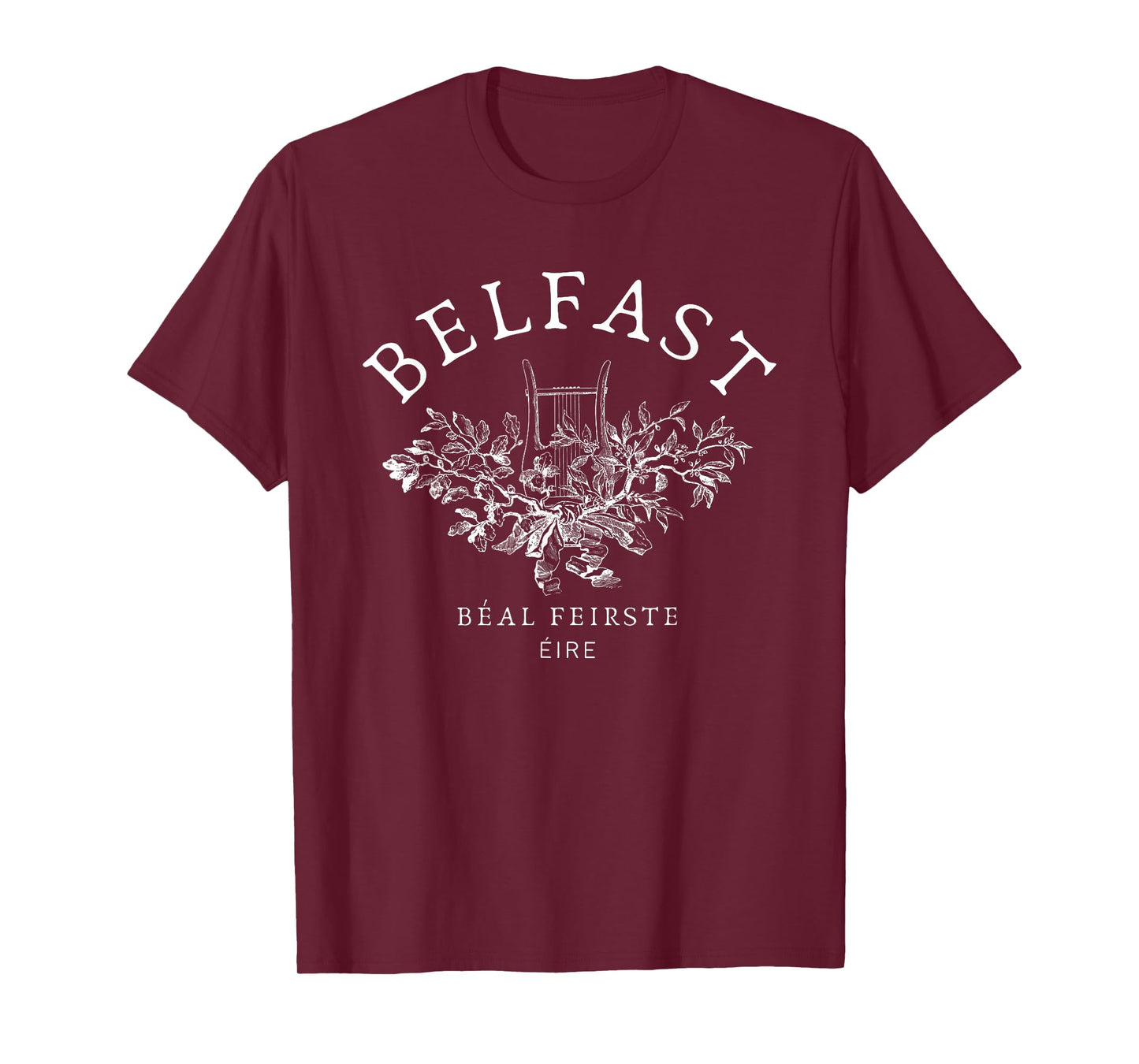 Belfast Irish Harp Belfast Northern Ireland T-Shirt