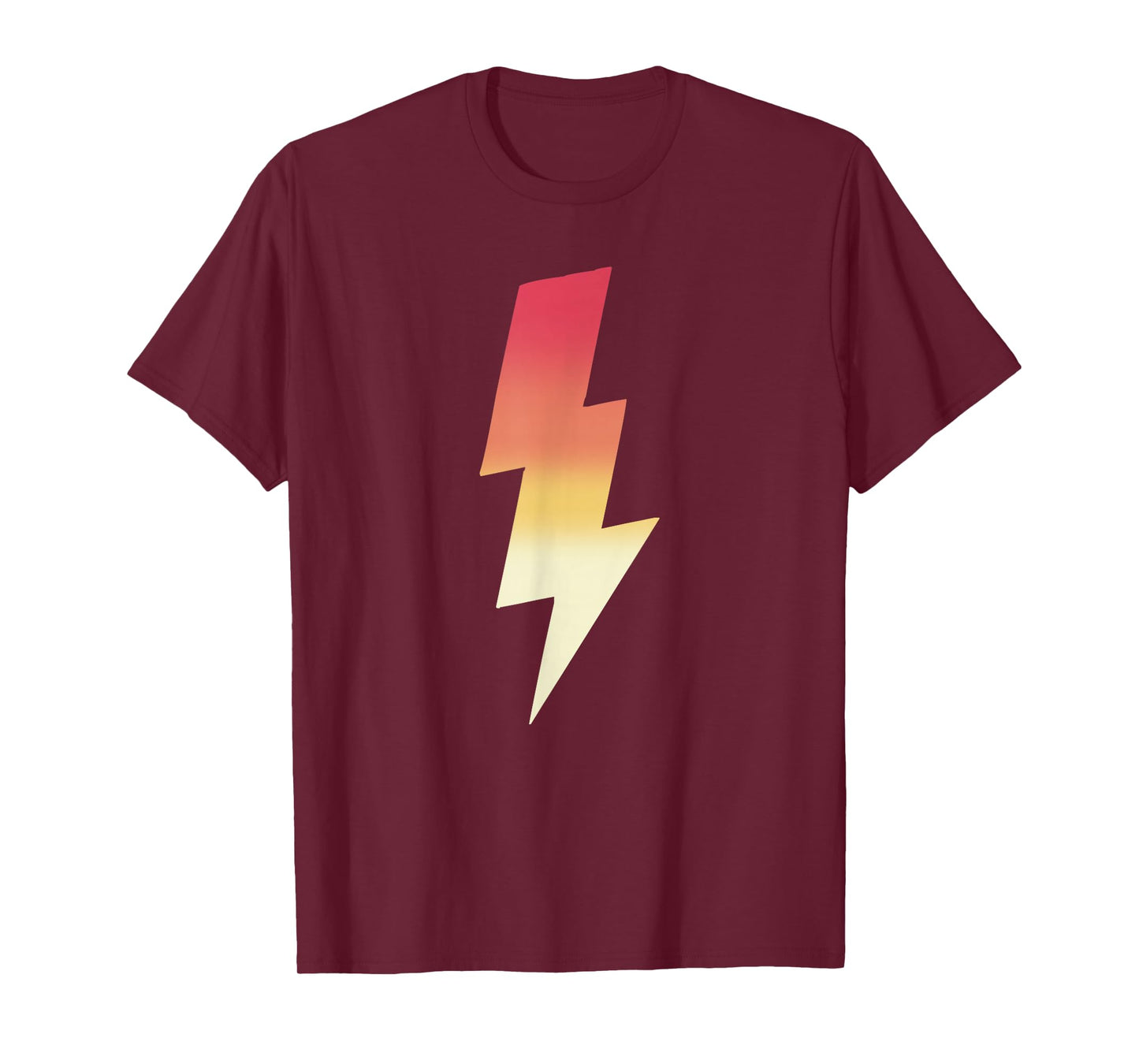 Lightning Bolt Vintage Graphic Tees Tops for Men Women Boys T-Shirt