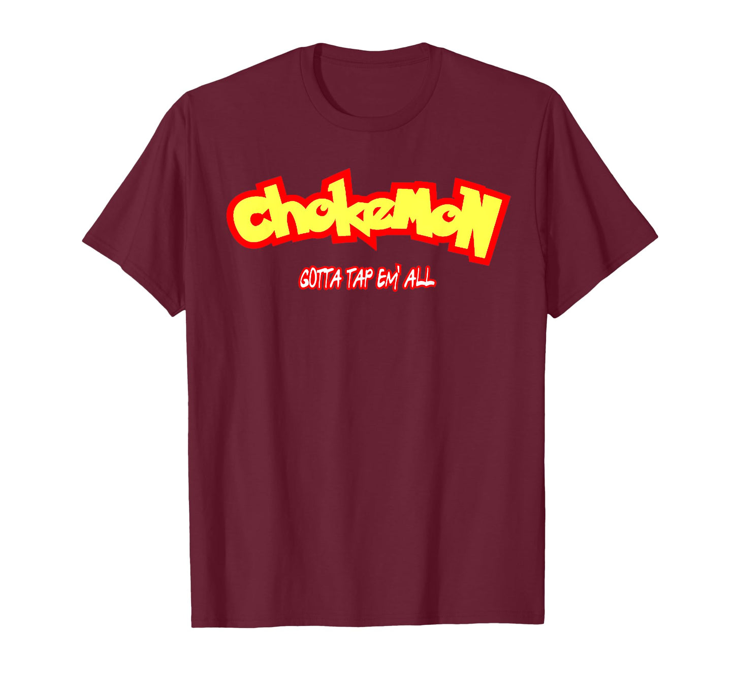 funny chokemon jiu jitsu Black Modern Casual Sports Martial Arts T-Shirt