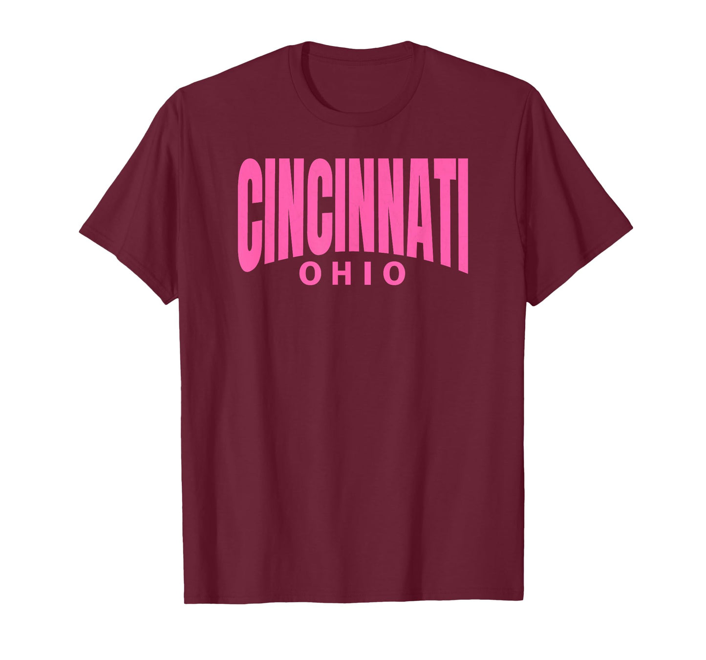 Cincinnati Girly Pink Colour Simple & Adorable Cincinnati OH T-Shirt