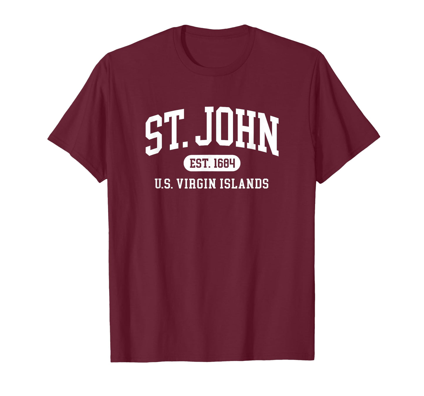 Vintage St John USVI Mens Womens Souvenir Throwback Retro T-Shirt