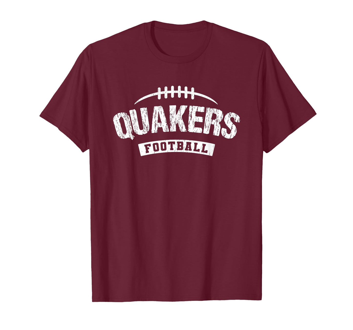 Quakers Plainfield Football Distressed HS T-Shirt