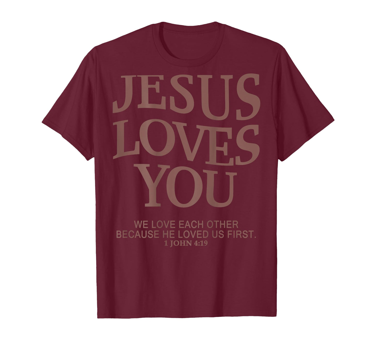 Youth Jesus Love You Christian God Good Boy Son Me I Toddler T-Shirt