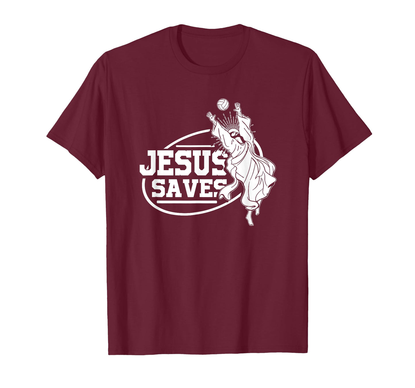 Jesus Saves Shirt Volleyball TShirt Gift Girls Men Women T-Shirt