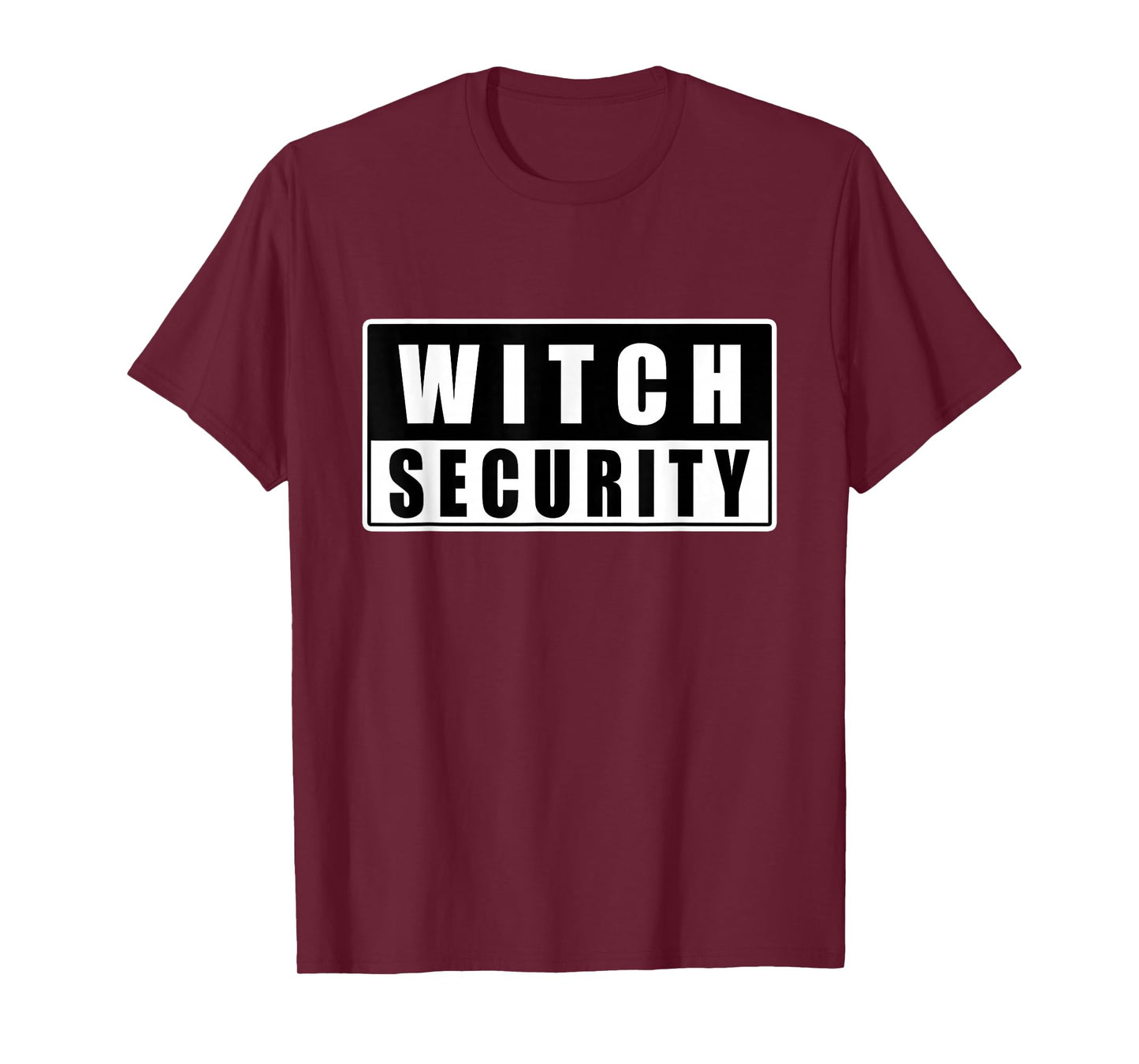 Halloween Witch Security Dad Mom Daughter Adult Easy Costume T-Shirt