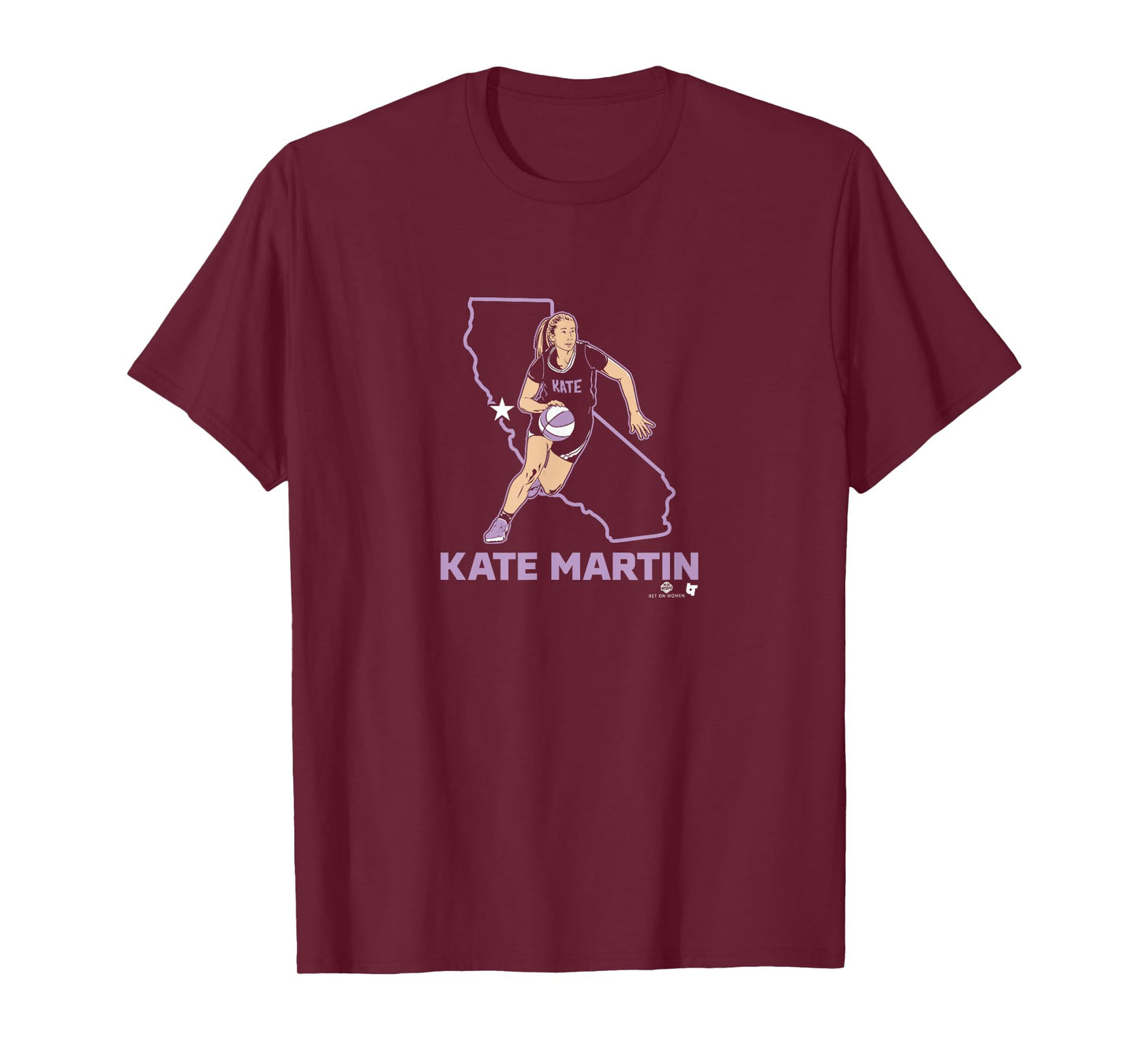 Kate Martin - State Star - Golden State Women's Basketball T-Shirt