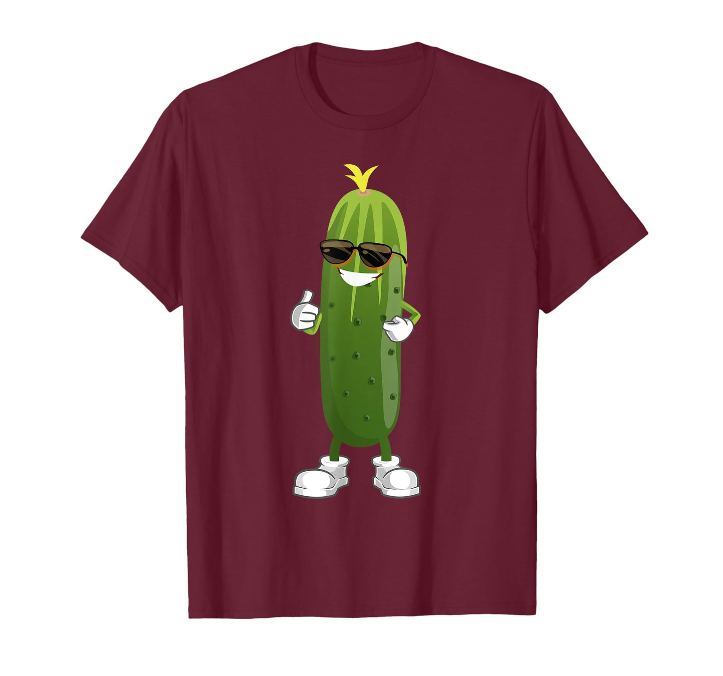 Funny Cucumber Designs For Dancing Food Love Pickle Tee T-Shirt
