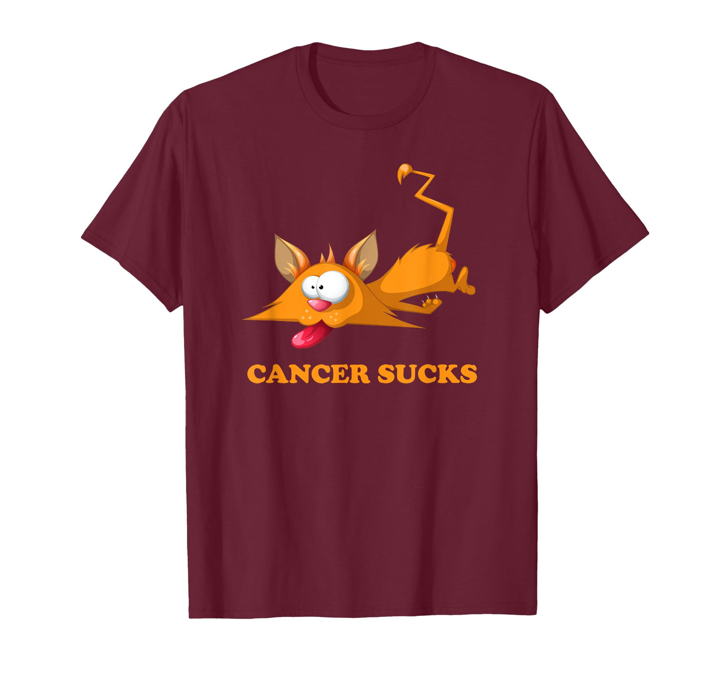Cancer Sucks With Orange Tabby Cat That Children Like T-Shirt