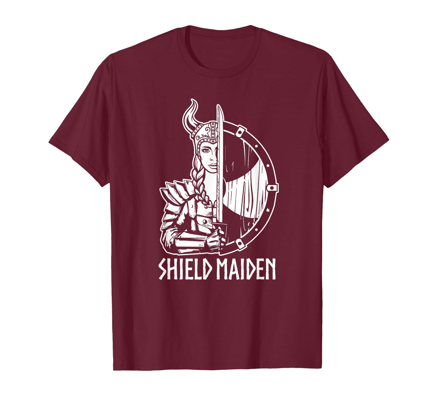 Women Shield Maiden Shirt Tee Girl Viking T-Shirt