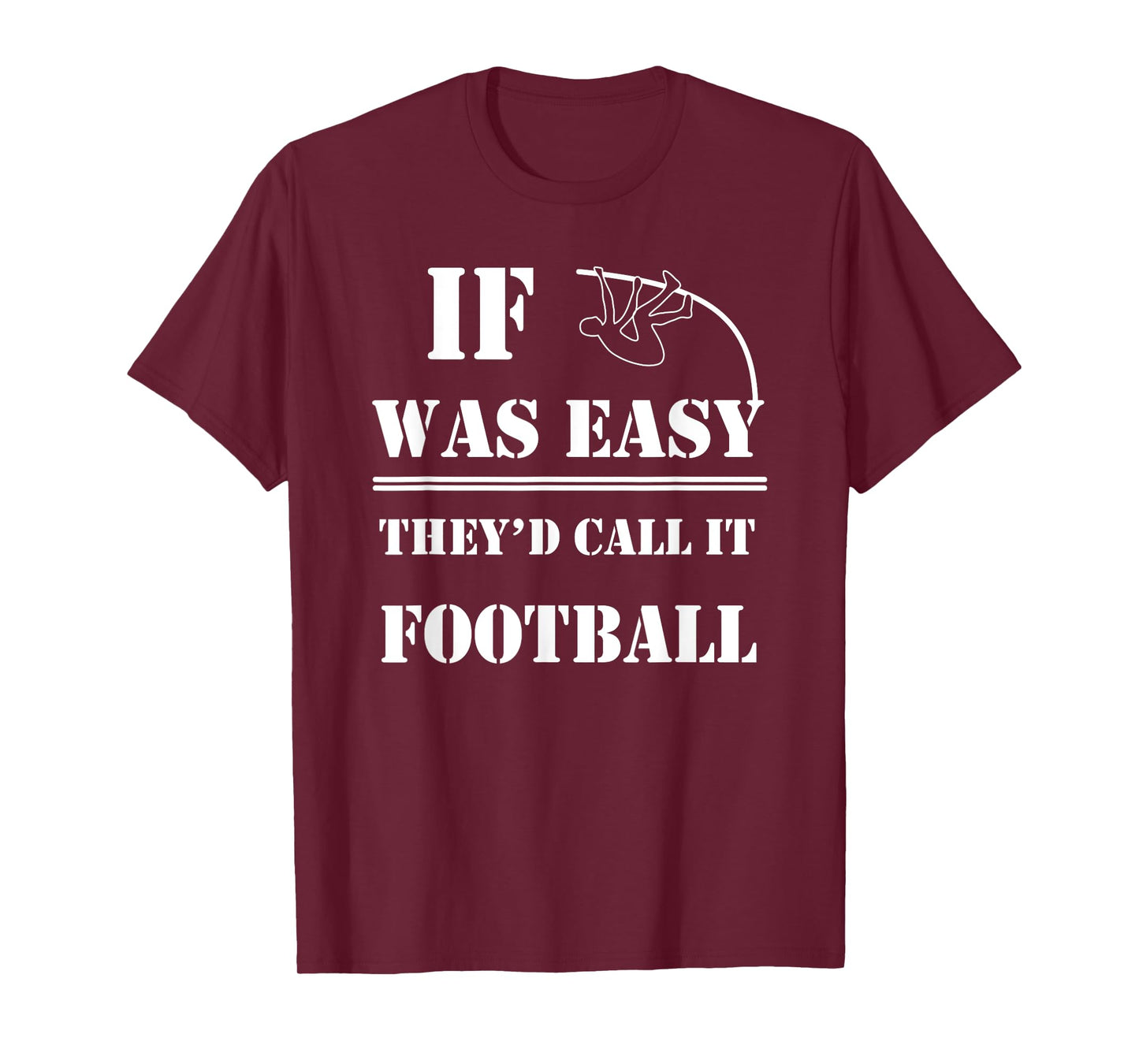 Pole Vault Quote | Funny Gift Athlete Coach | T-Shirt