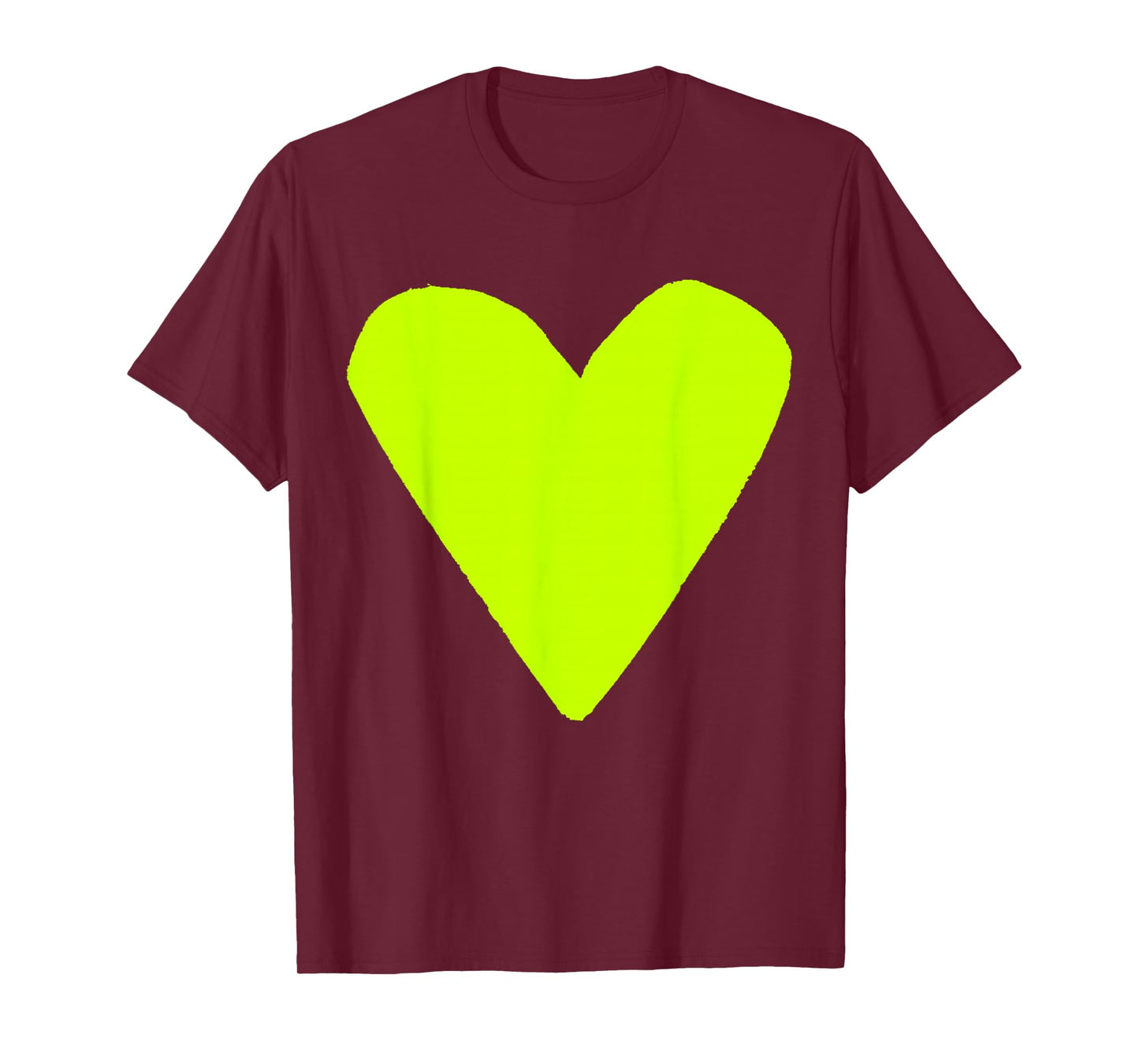 Cute Lime Green Heart T-Shirt